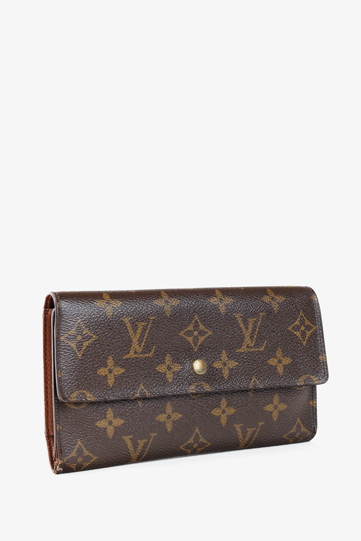 Louis Vuitton Brown Porte Tresor Monogram Canvas International Wallet