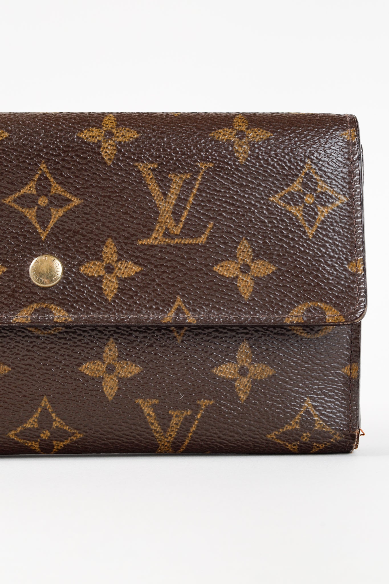 Louis Vuitton Brown Porte Tresor Monogram Canvas International Wallet
