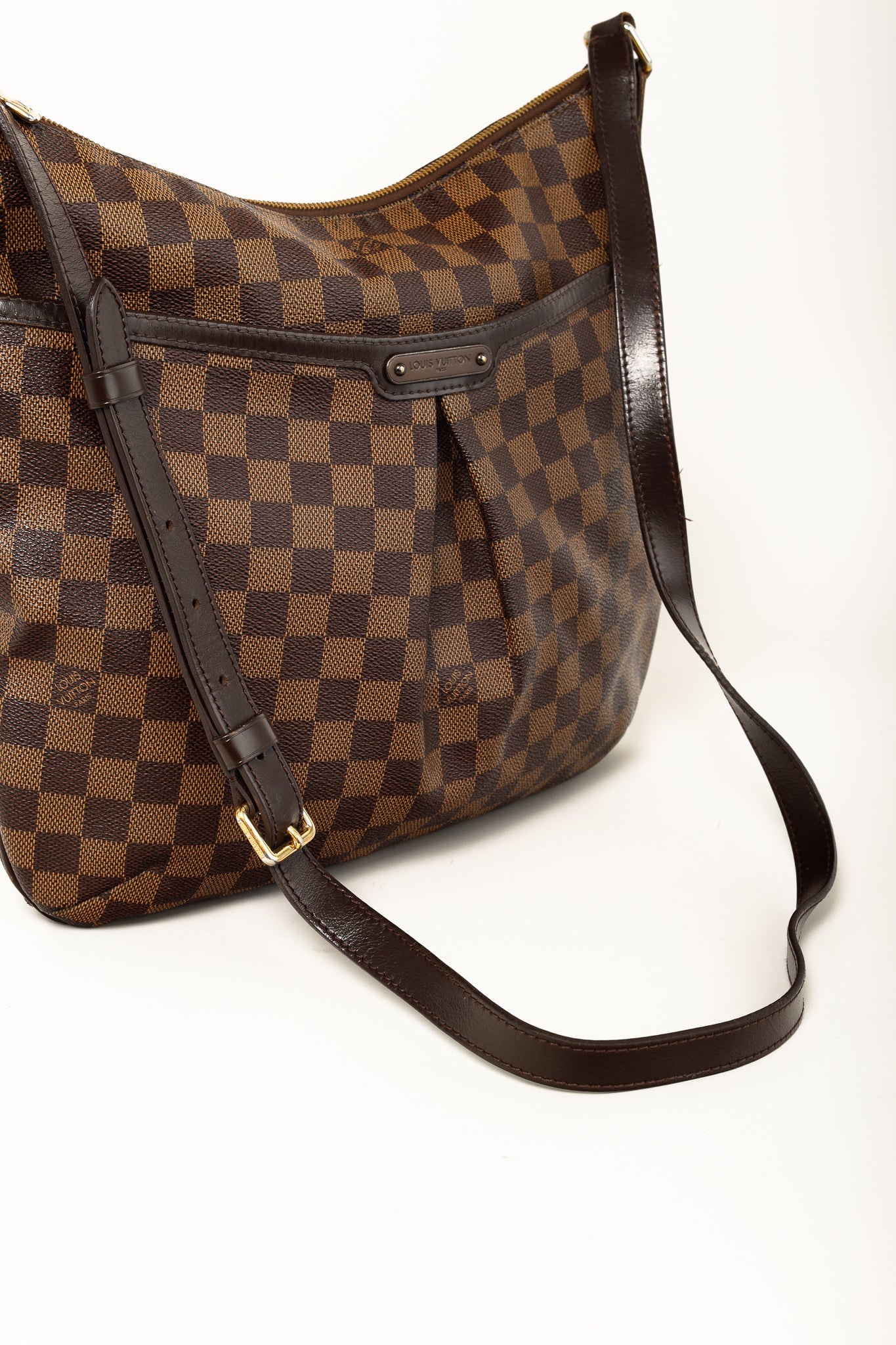 Louis Vuitton Bloomsbury GM Damier Ebene Canvas Shoulder Bag