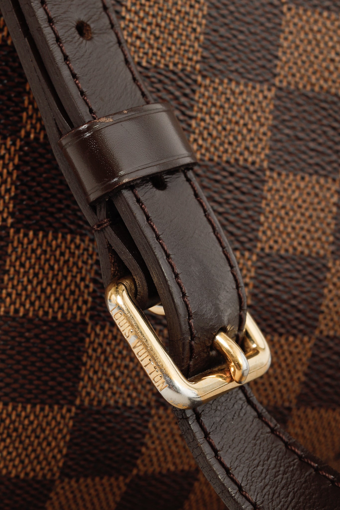 Louis Vuitton Bloomsbury GM Damier Ebene Canvas Shoulder Bag