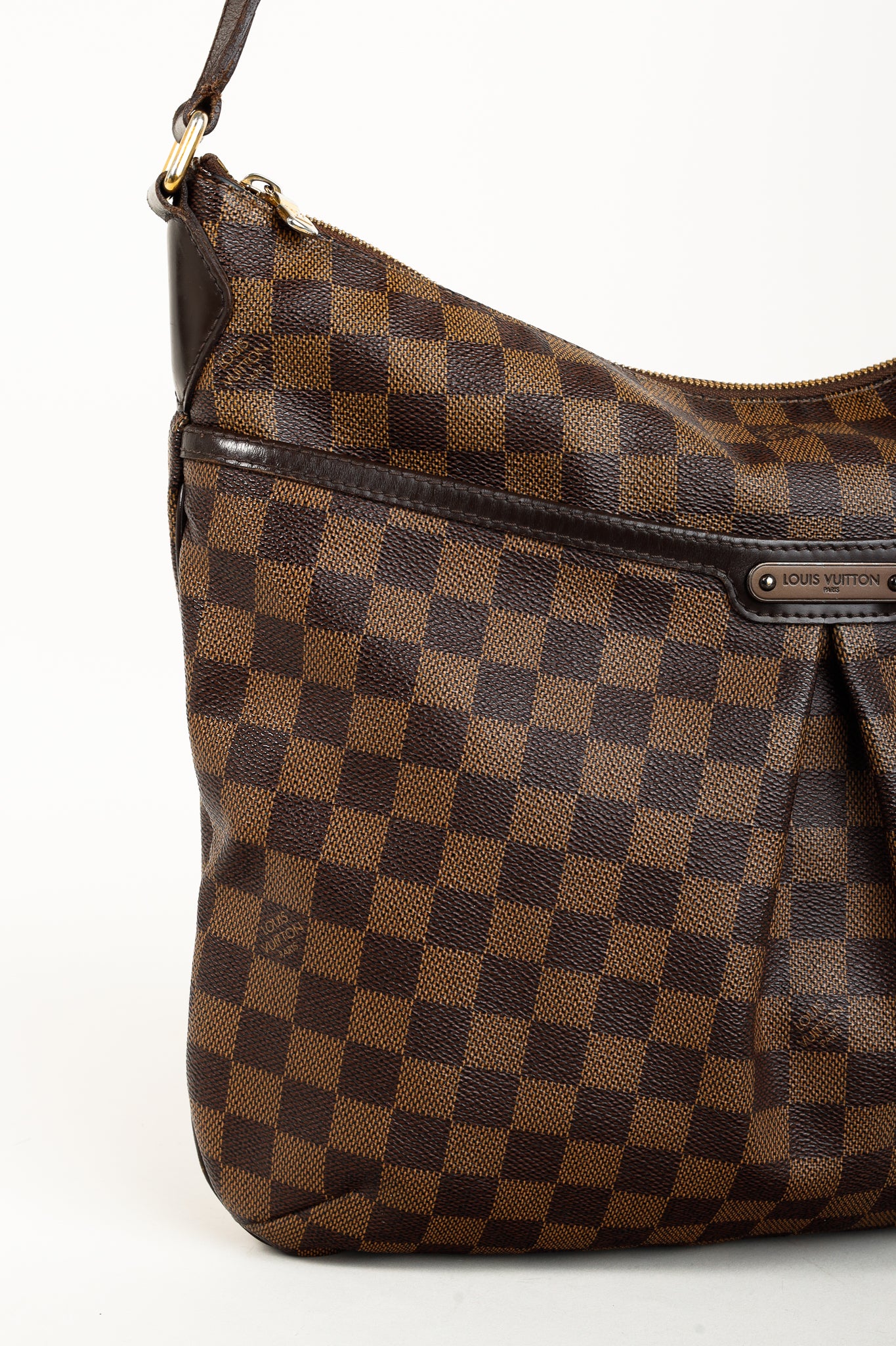 Louis Vuitton Bloomsbury GM Damier Ebene Canvas Shoulder Bag