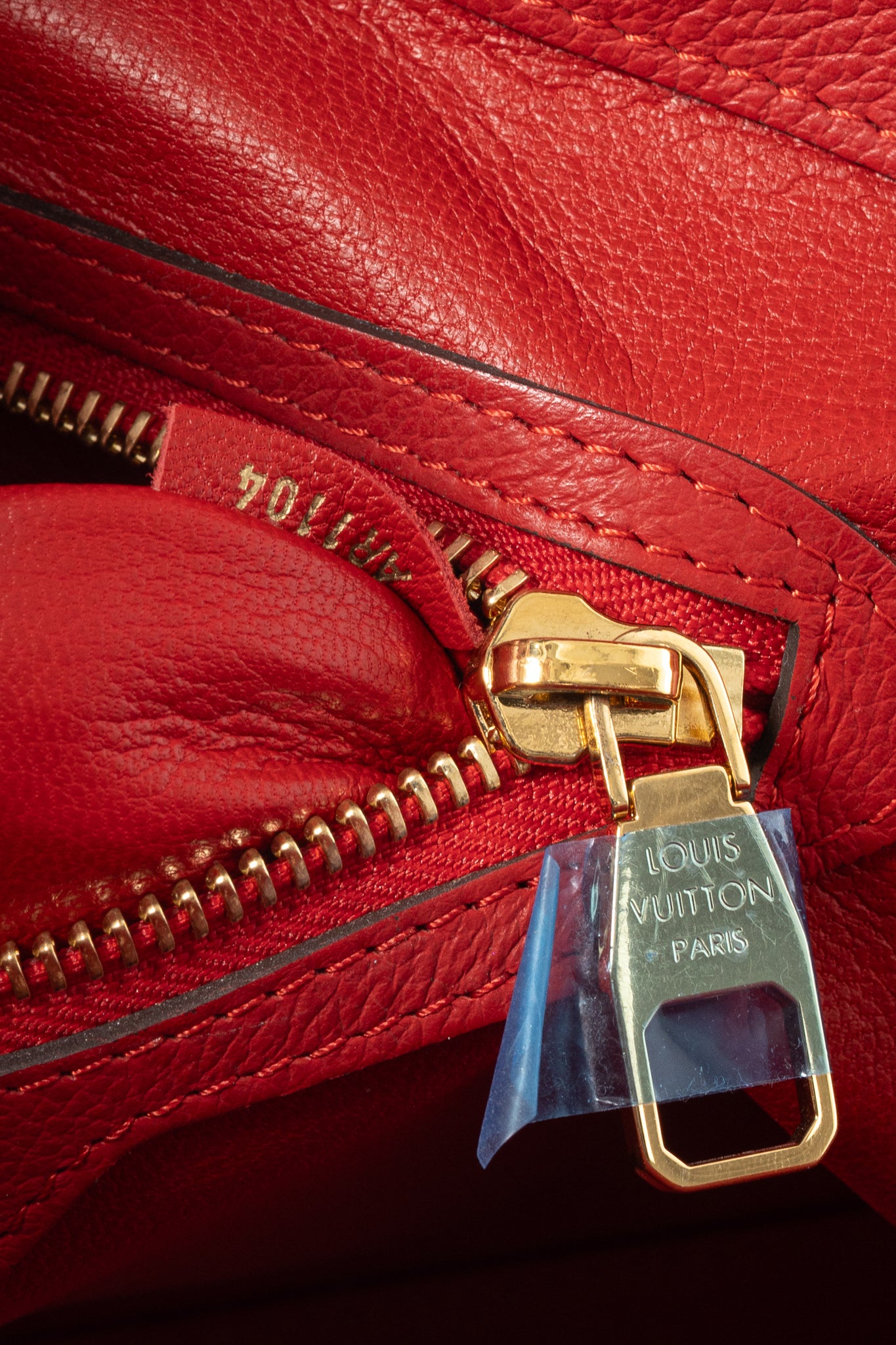 Louis Vuitton Majestueux PM Rouge Monogram Exotique Tote