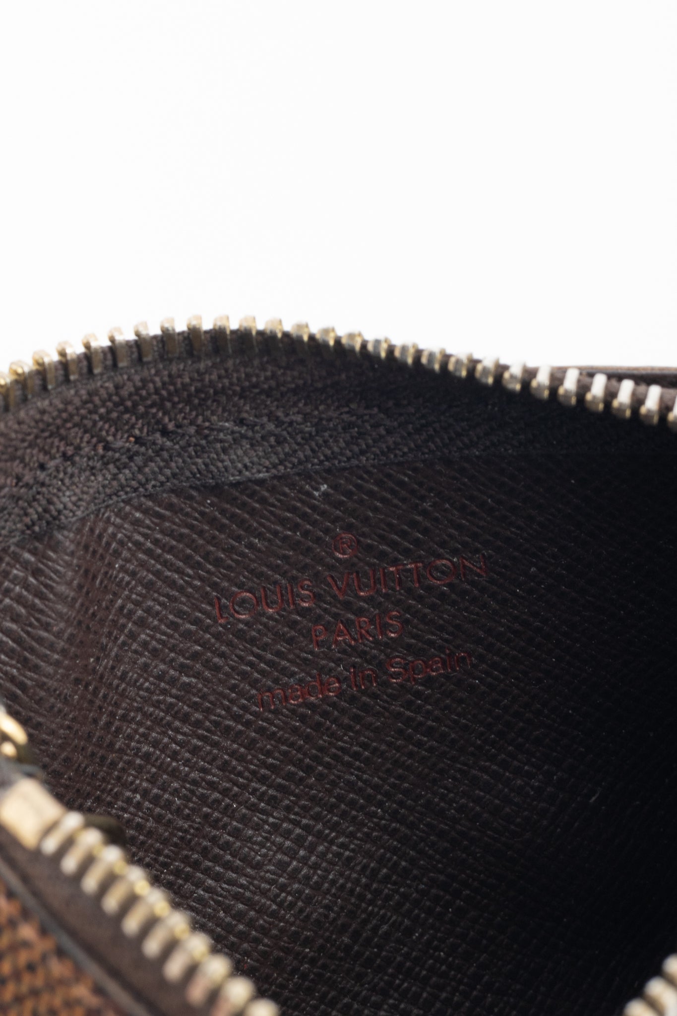 Louis Vuitton Damier Ebene Canvas Key Pouch