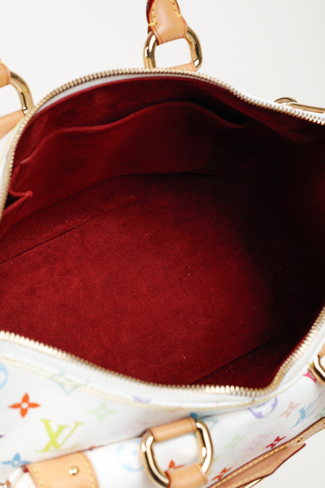 Louis Vuitton x Takashi Murakami Rita White Multicolore Monogram Shoulder Bag