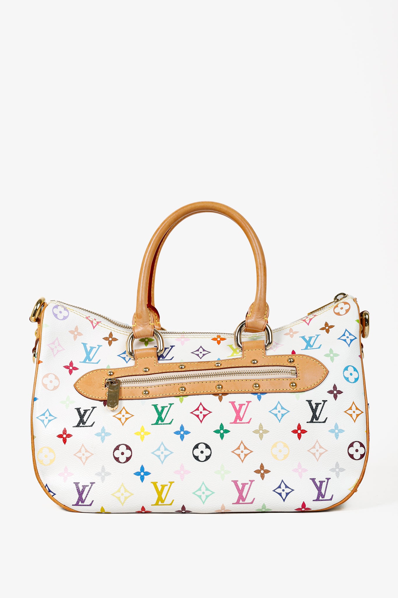 Louis Vuitton x Takashi Murakami Rita White Multicolore Monogram Shoulder Bag