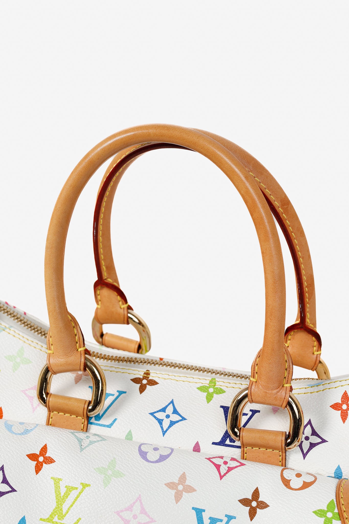 Louis Vuitton x Takashi Murakami Rita White Multicolore Monogram Shoulder Bag