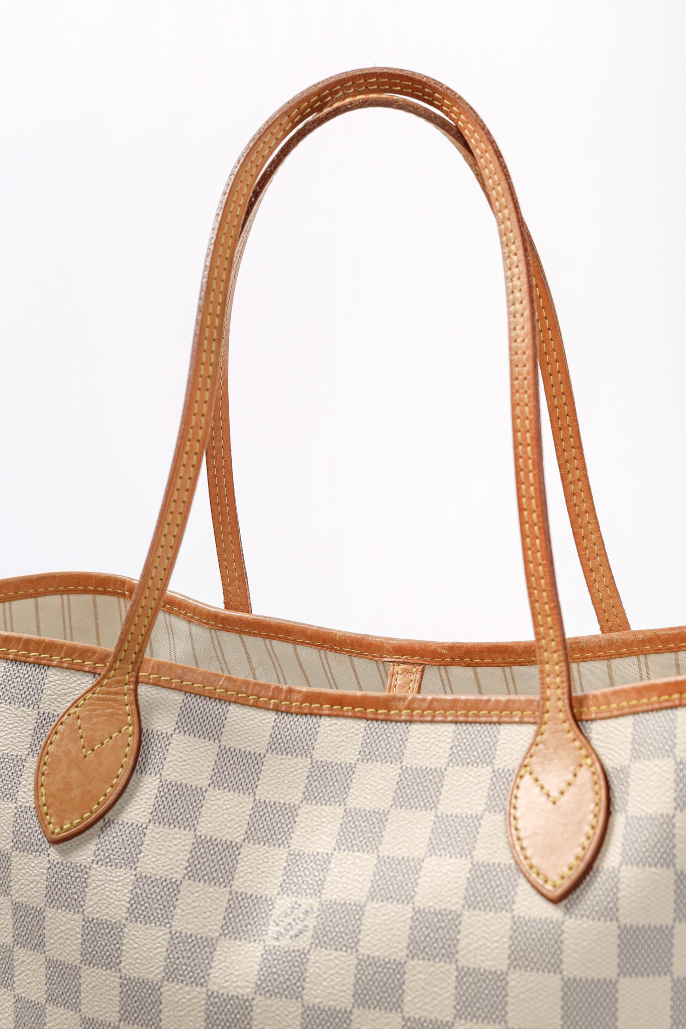 Louis Vuitton Neverfull MM Damier Azur Canvas Tote