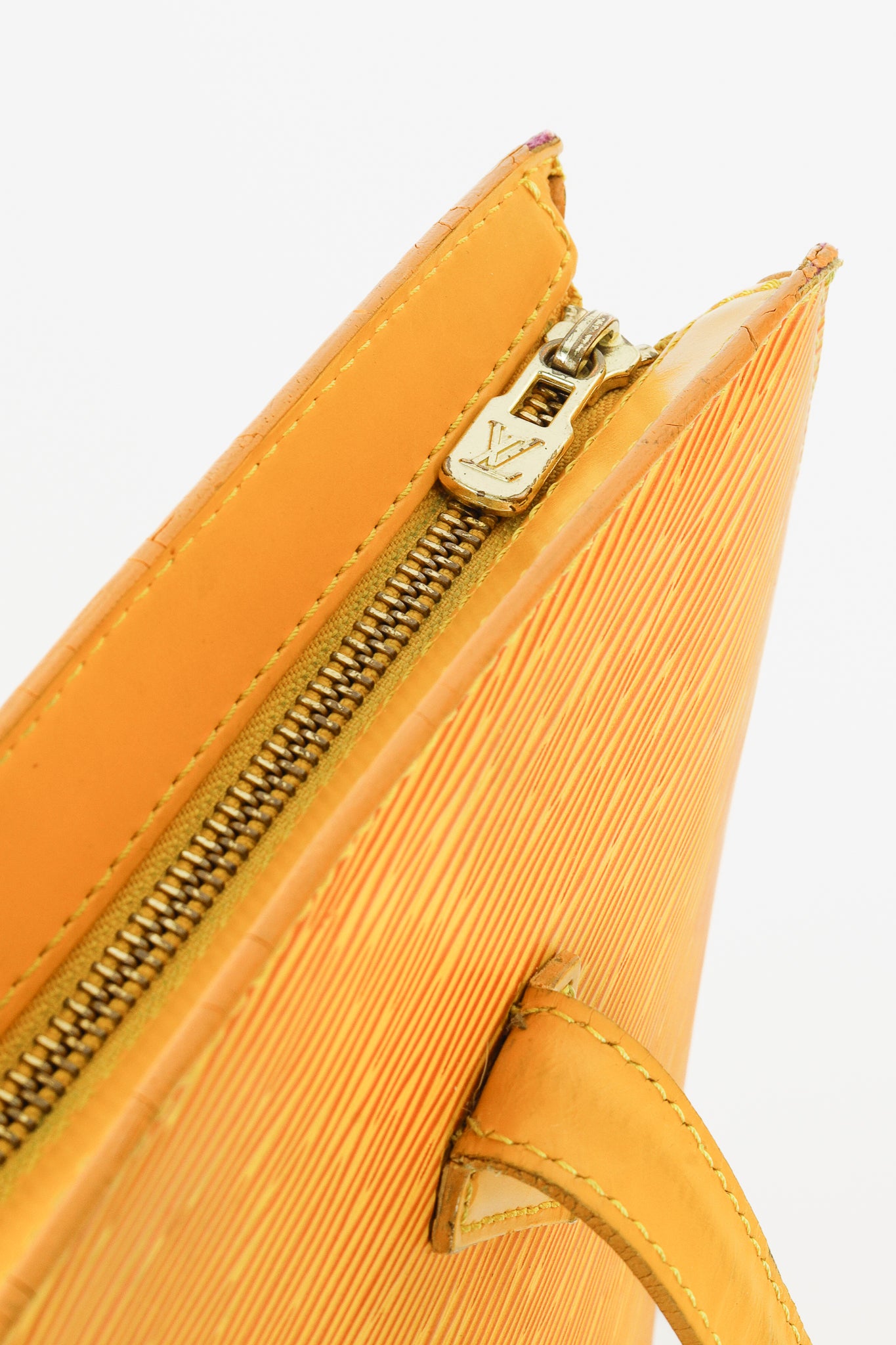 Louis Vuitton Vintage Epi Leather Saint Jacques GM in Marigold Yellow