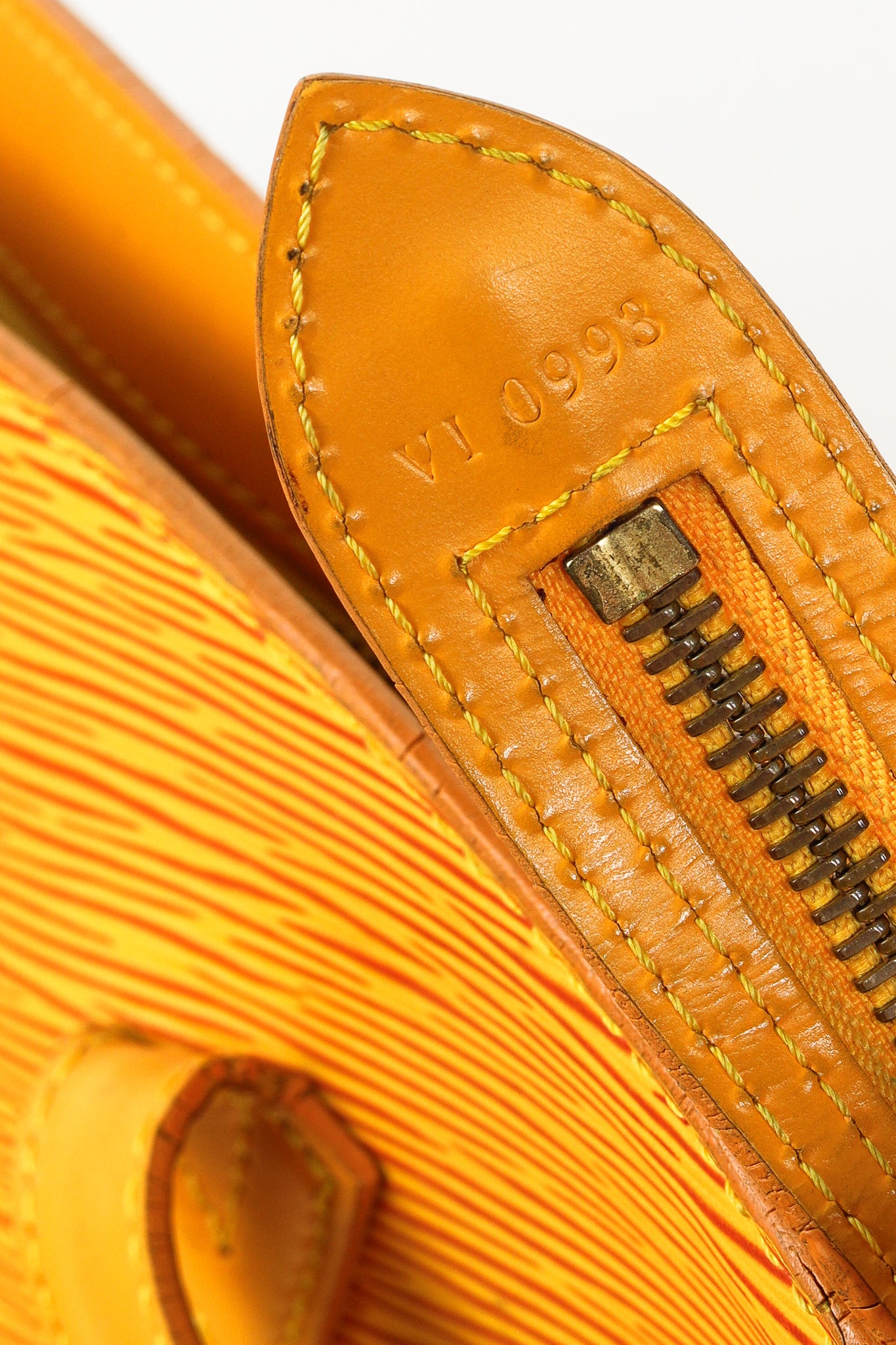 Louis Vuitton Vintage Epi Leather Saint Jacques GM in Marigold Yellow