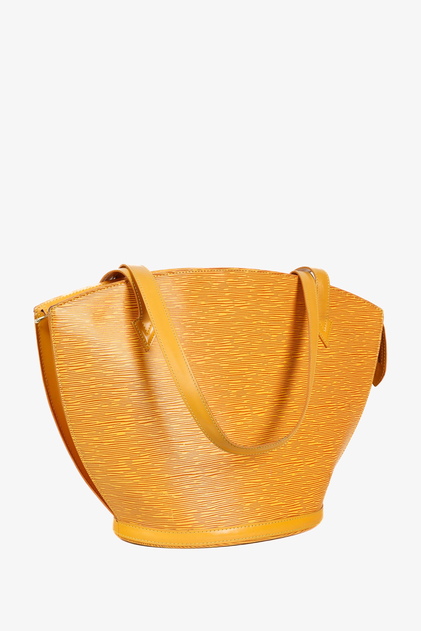 Louis Vuitton Vintage Epi Leather Saint Jacques GM in Marigold Yellow