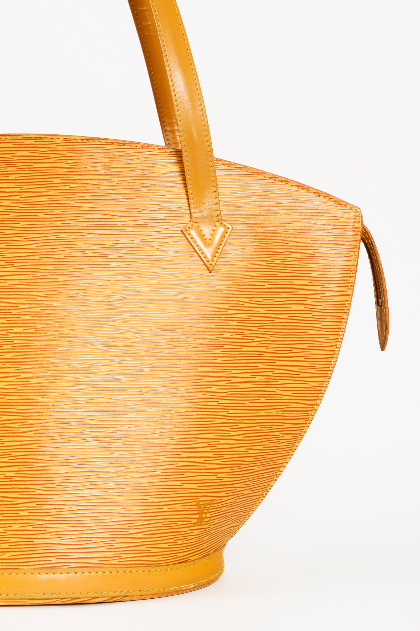 Louis Vuitton Vintage Epi Leather Saint Jacques GM in Marigold Yellow