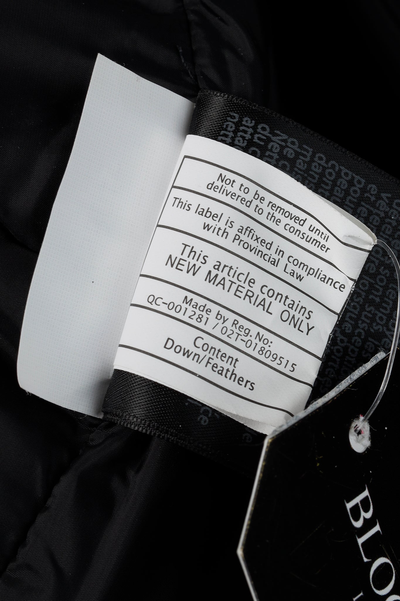 Mackage Black Leather Down-Filled Puffer Vest