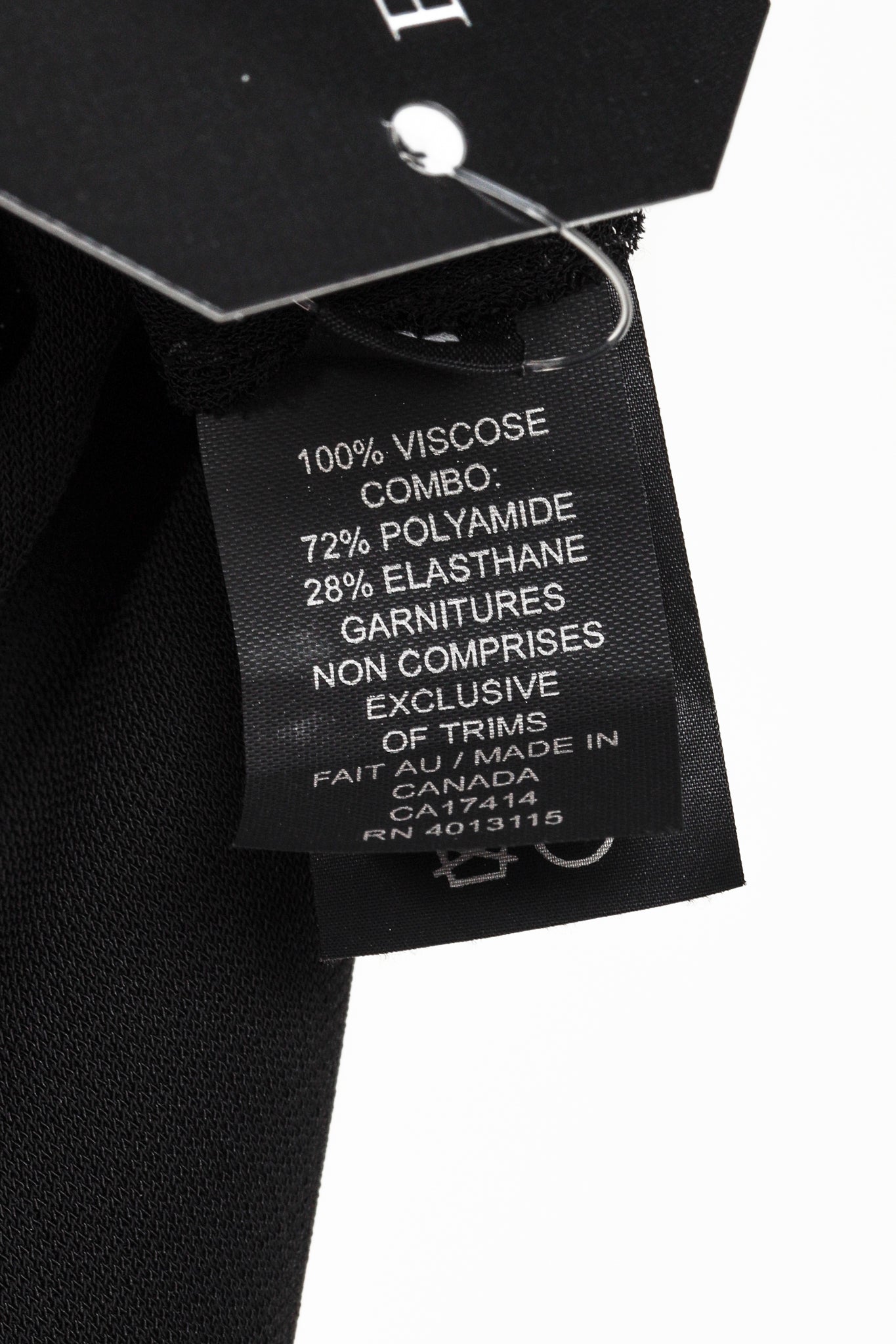 Marie Saint Pierre Black Crepe-Jersey Long-Sleeve Dress