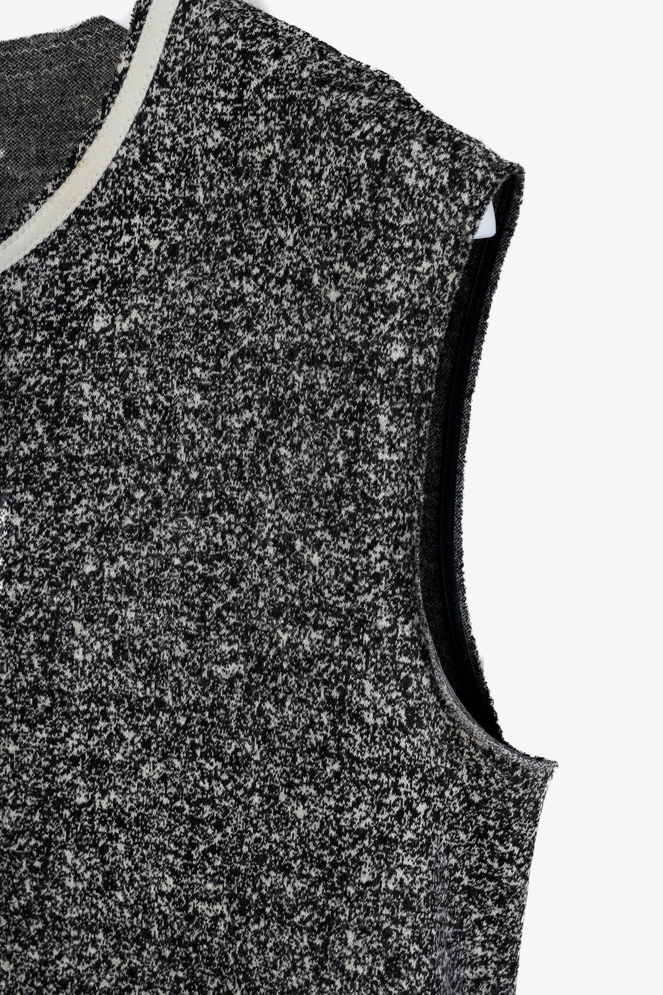 Marie Saint Pierre Grey Tweed Trapeze Style Dress