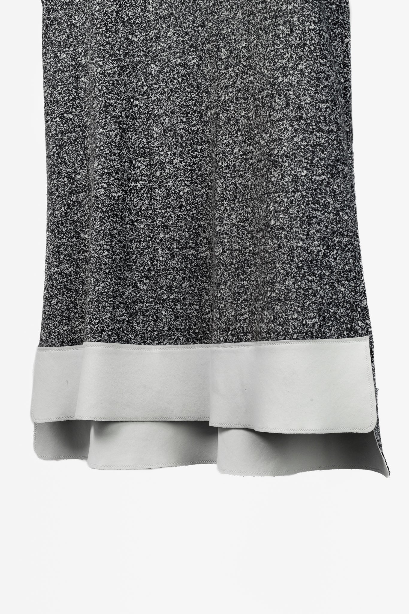 Marie Saint Pierre Grey Tweed Trapeze Style Dress