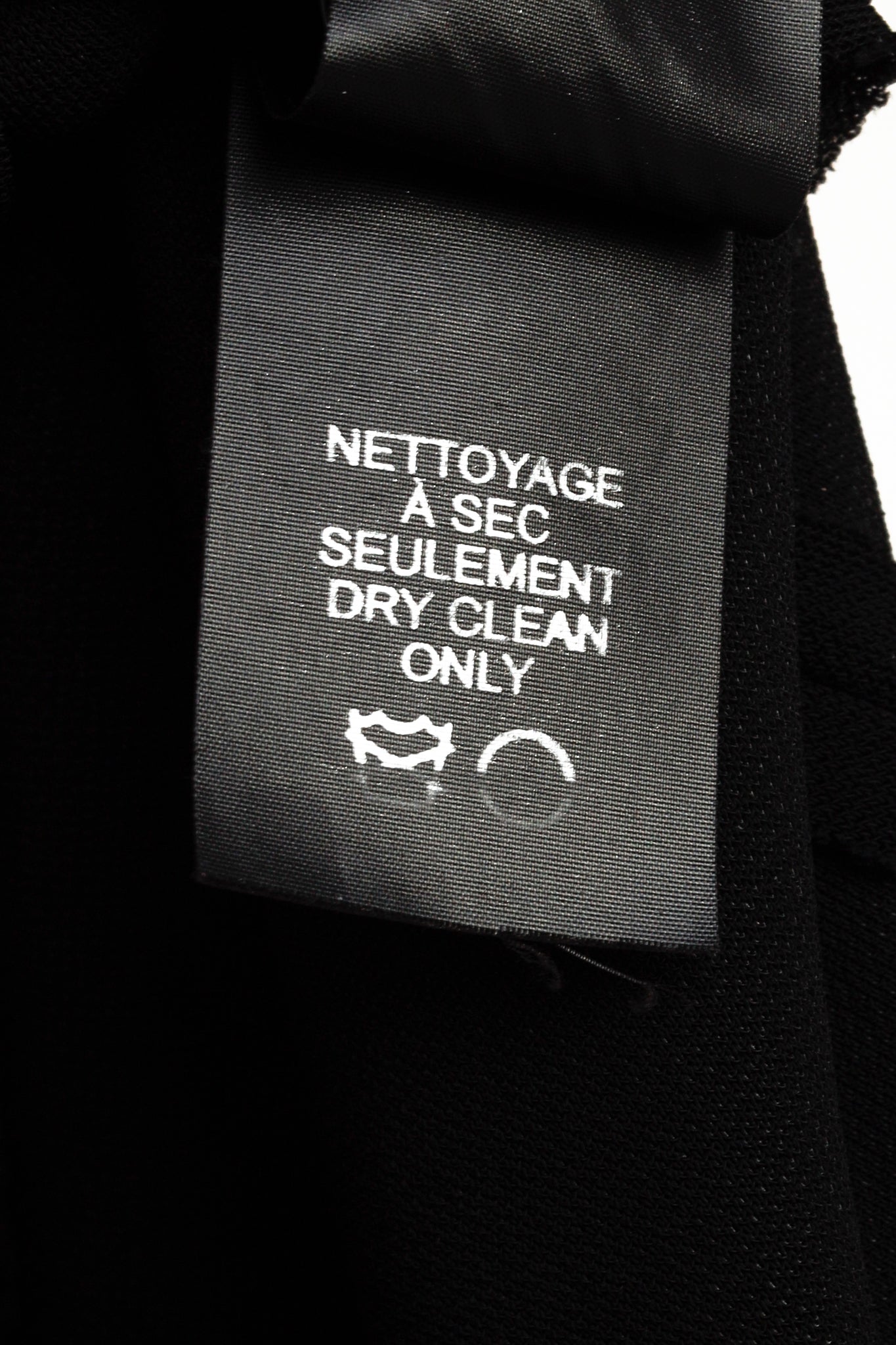 Marie Saint Pierre Black Crepe-Jersey Polo Midi Dress