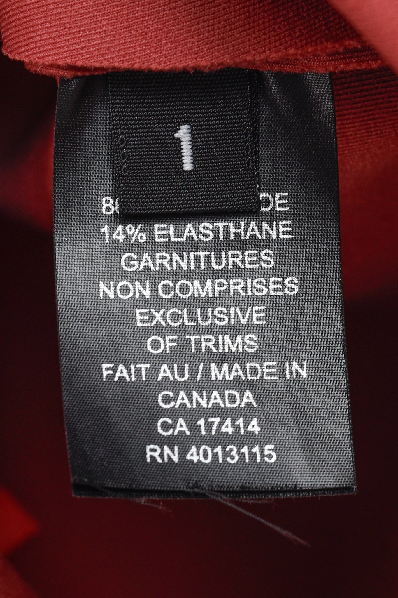Marie Saint Pierre Lares Rose Neoprene Zip Tank