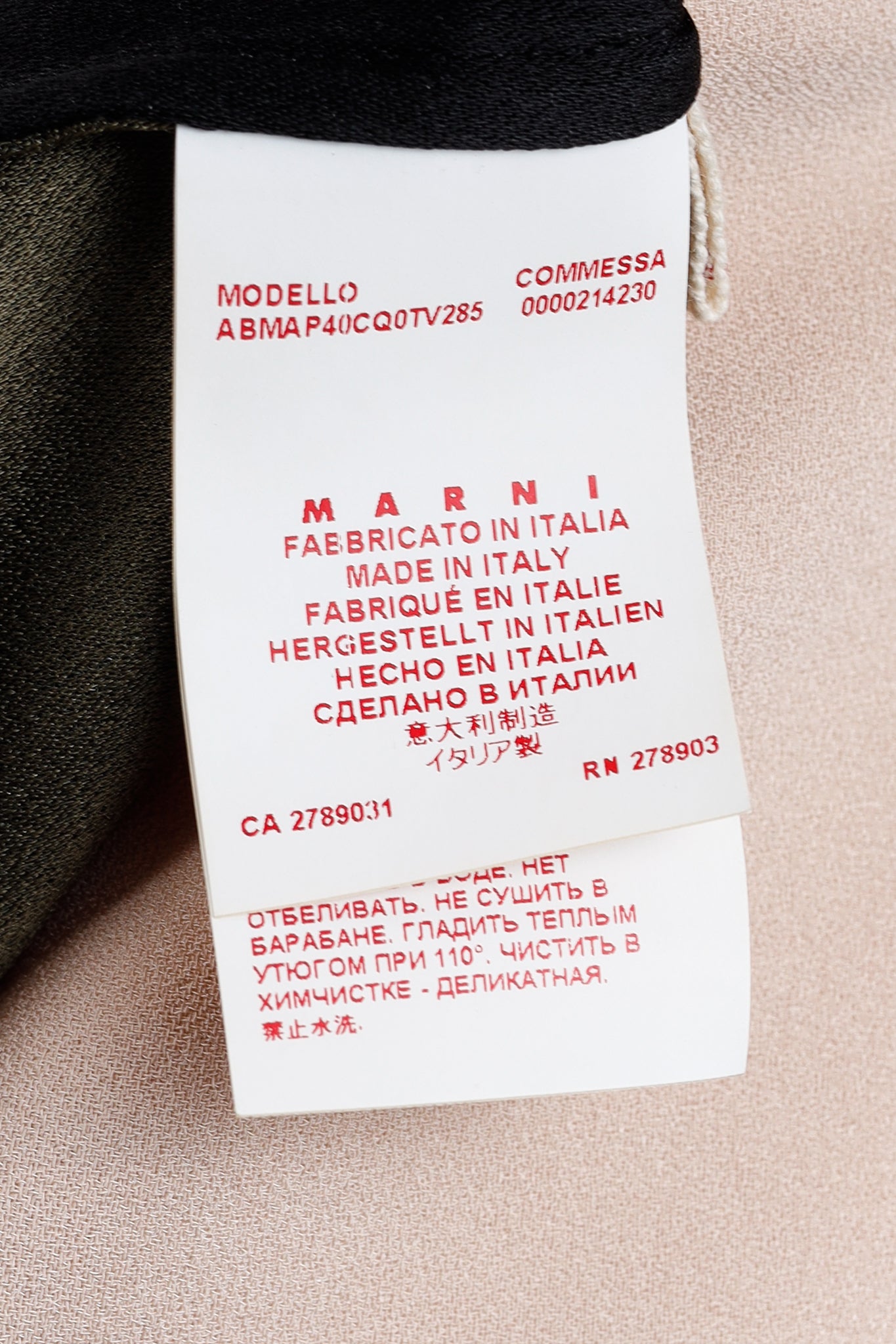 Marni Nude, Black & Green Colourblock Sleeveless Dress