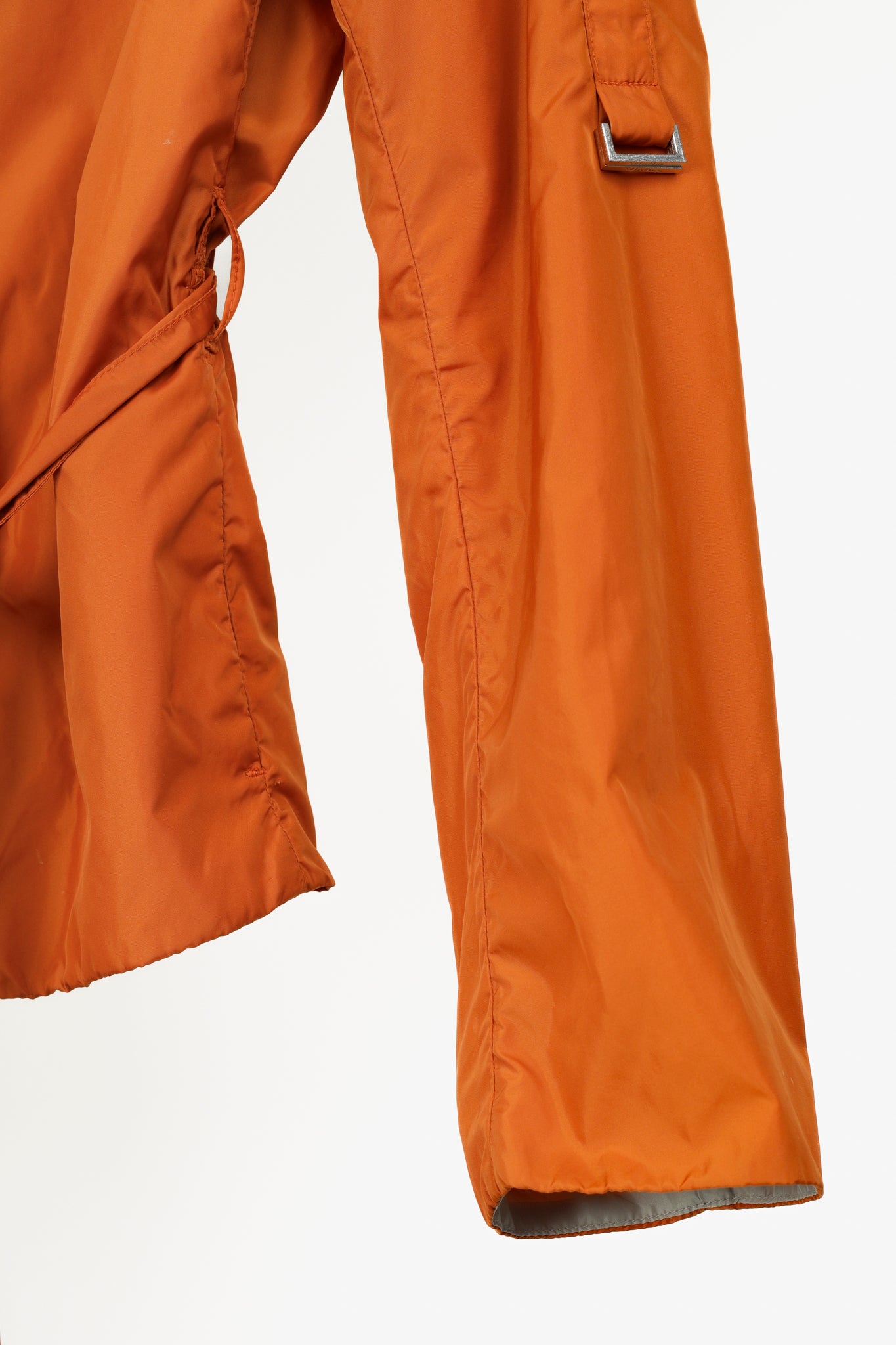 'S Max Mara Hooded Orange Nylon Jacket