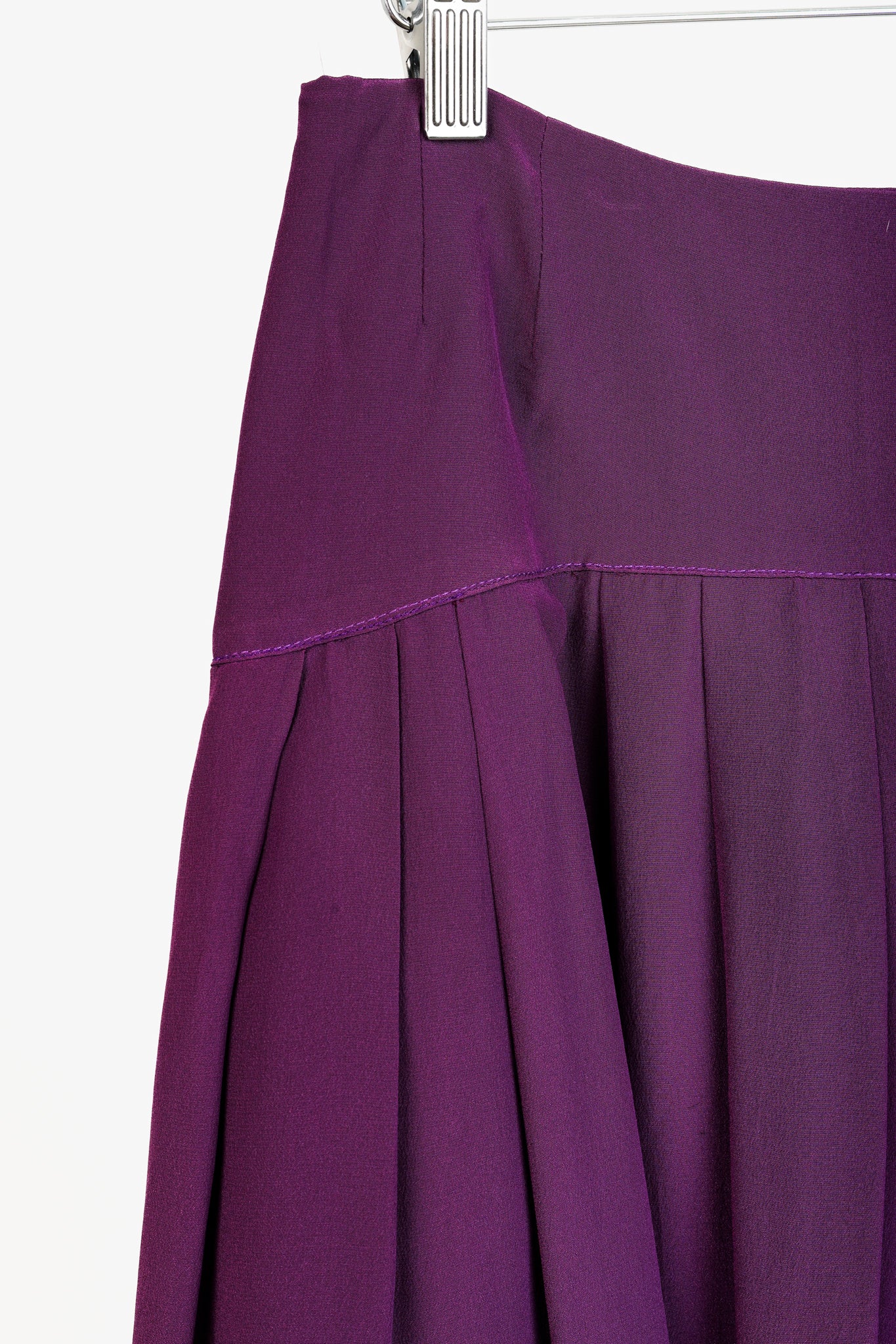 Miu Miu 2012 Purple Drop Waist Skirt