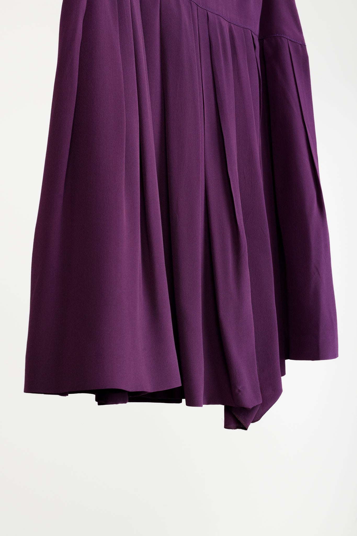 Miu Miu 2012 Purple Drop Waist Skirt