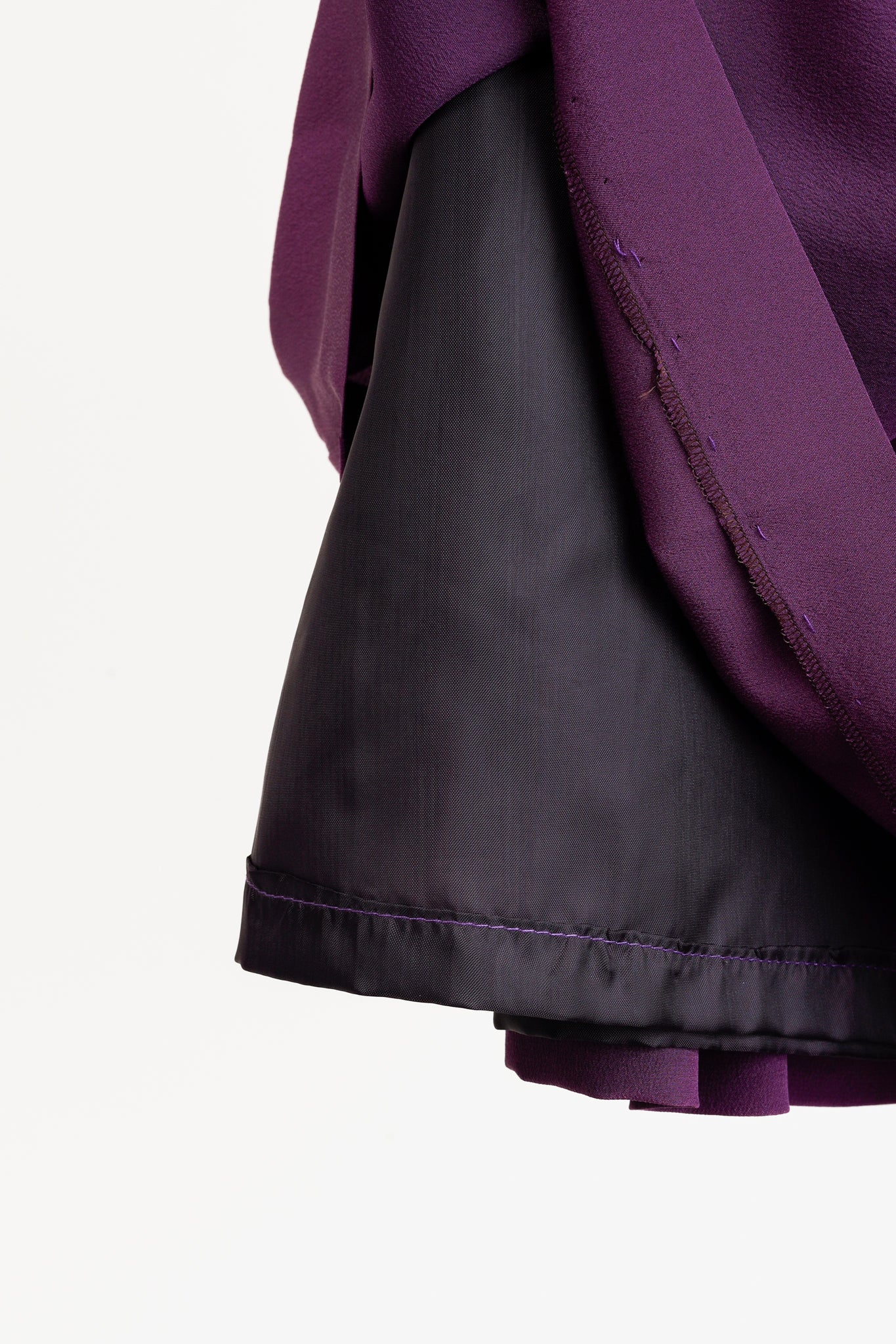 Miu Miu 2012 Purple Drop Waist Skirt
