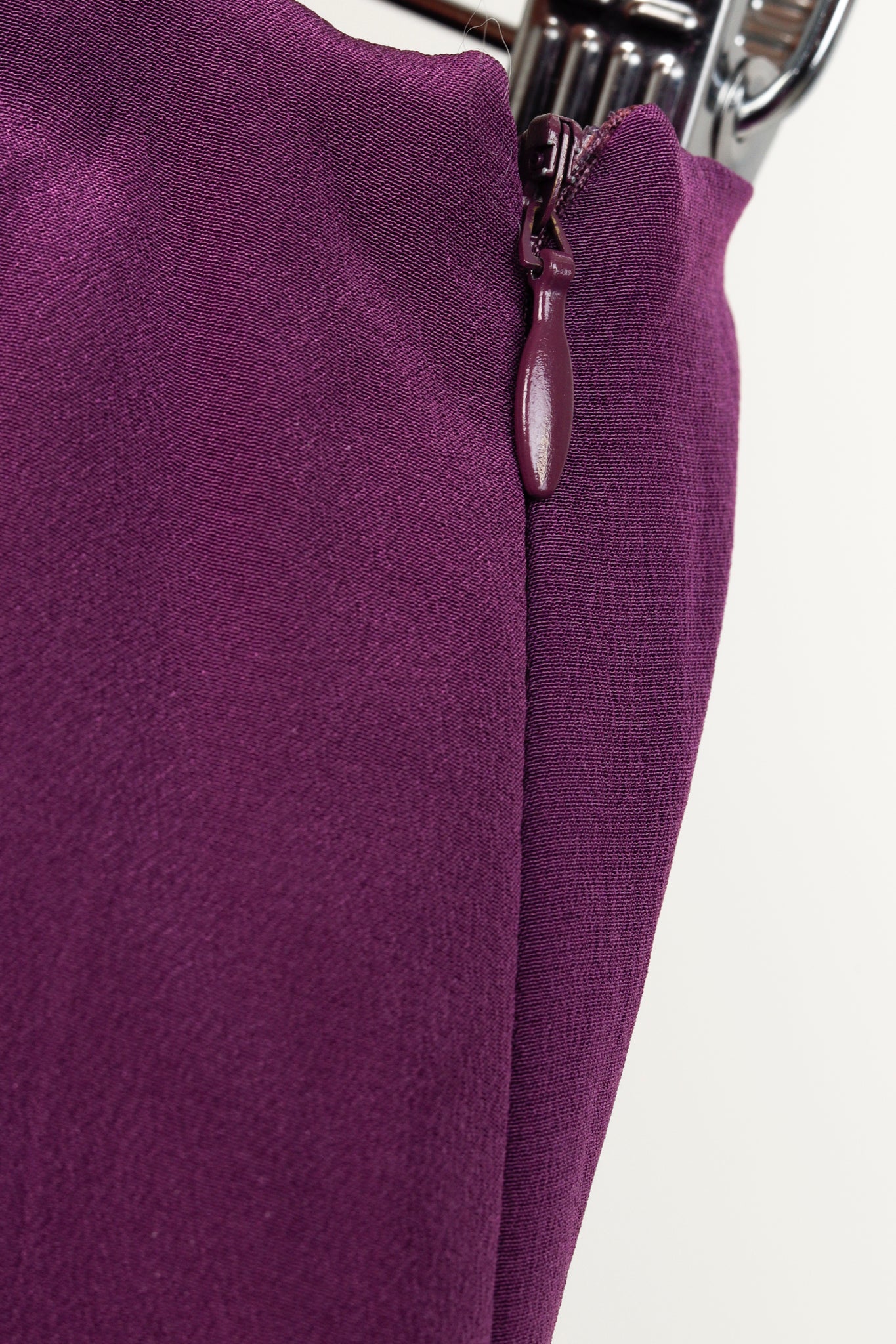 Miu Miu Purple Drop Waist Skirt