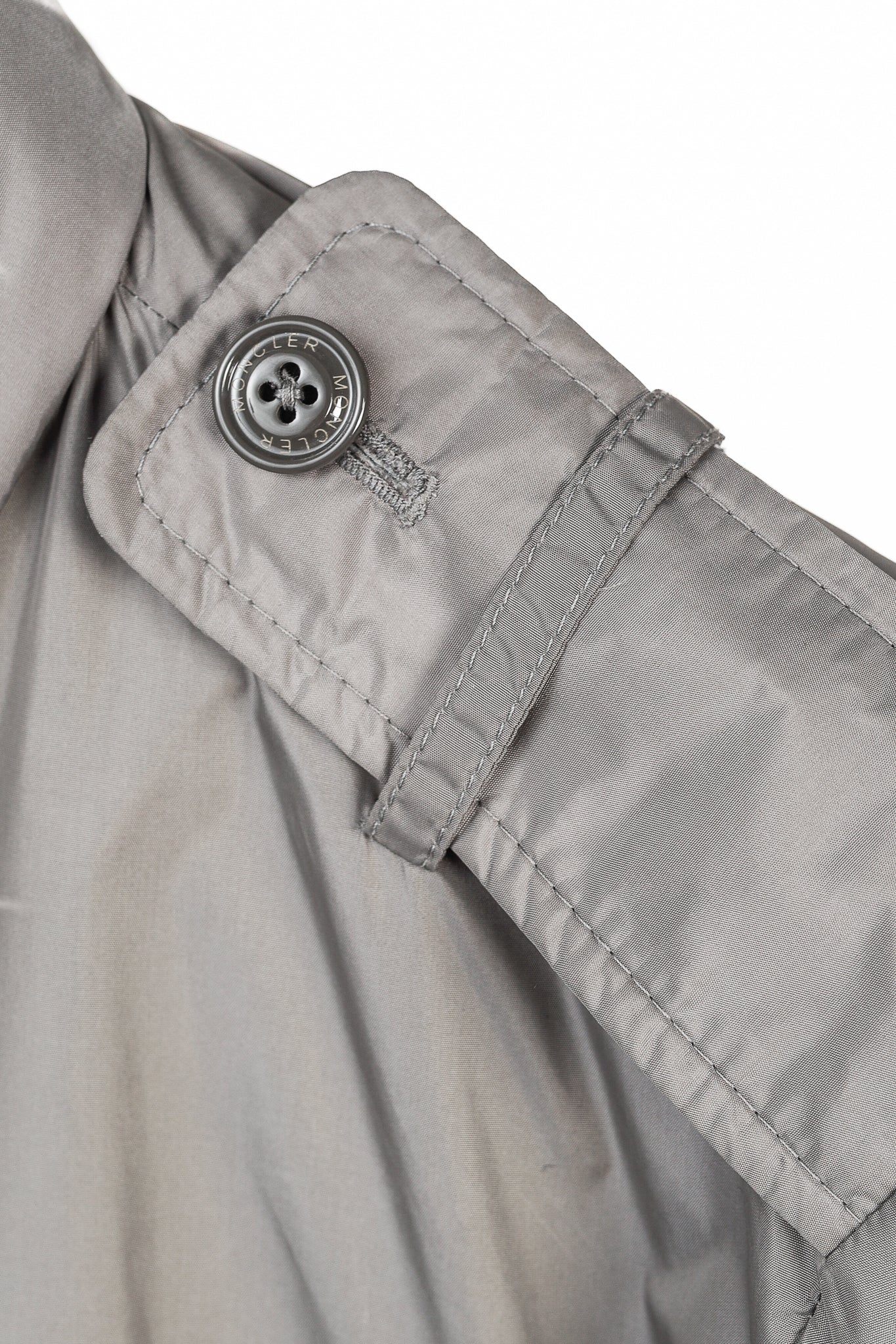 Moncler Jonathan Giubbotto Hidden Hood Grey Nylon Field Jacket
