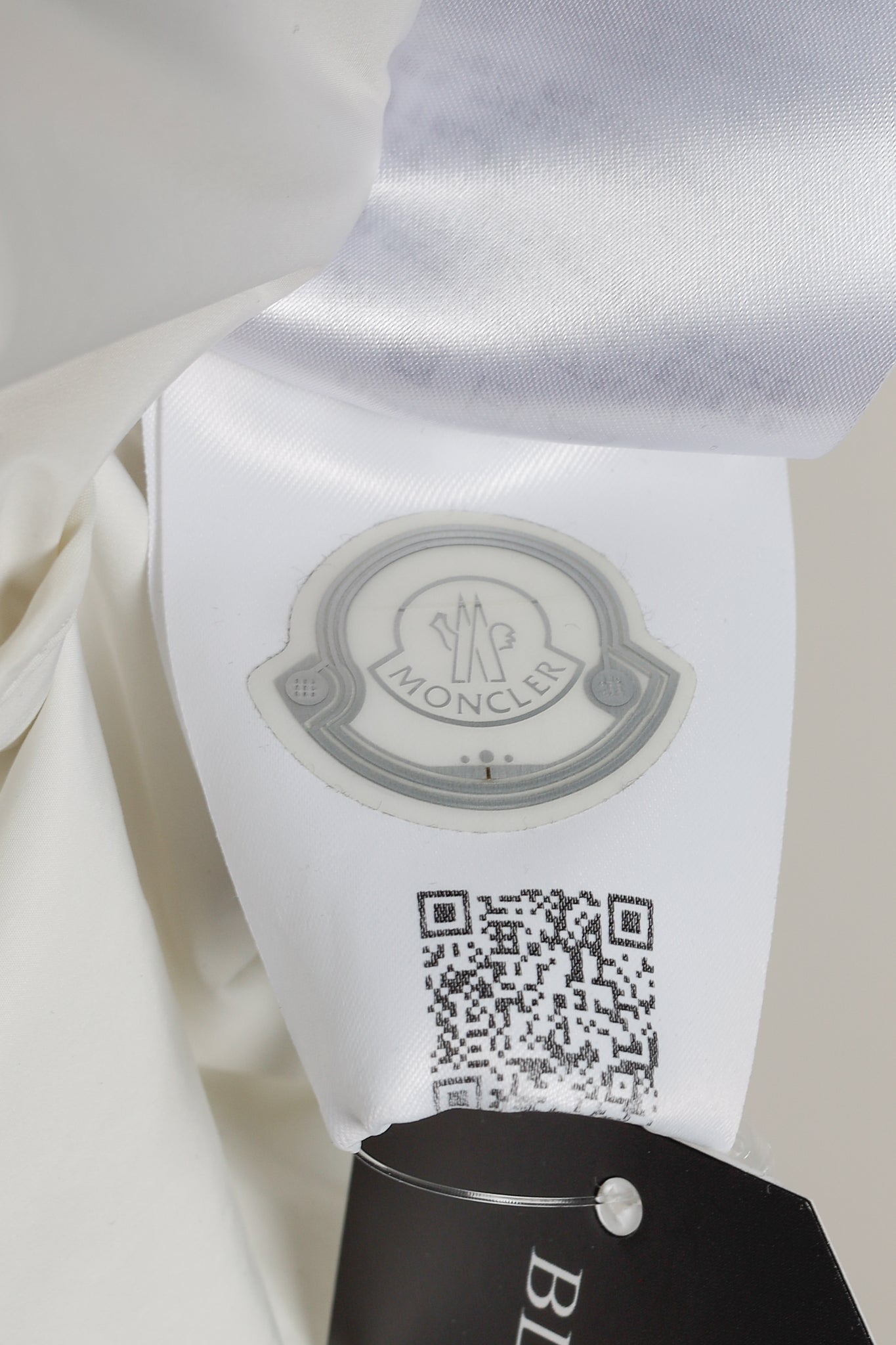Moncler Adour White Reflective Hooded Wind Breaker