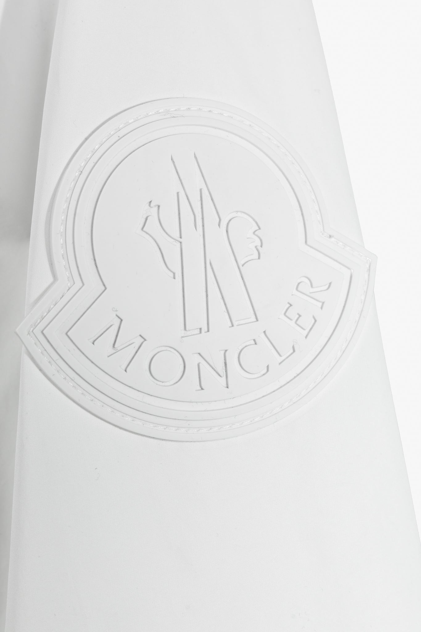 Moncler Adour White Reflective Hooded Wind Breaker