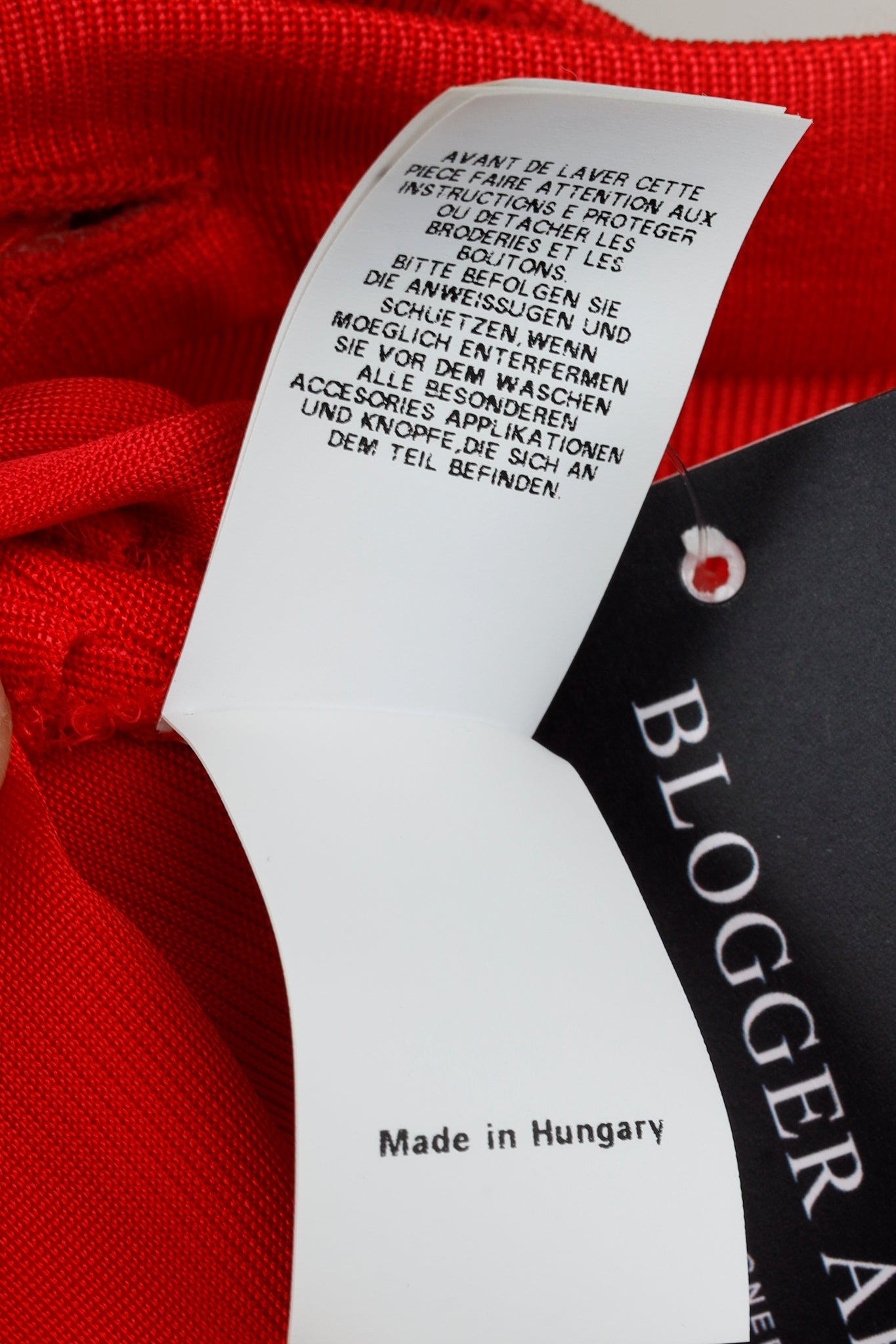 Moschino Couture Red Wrap Skirt