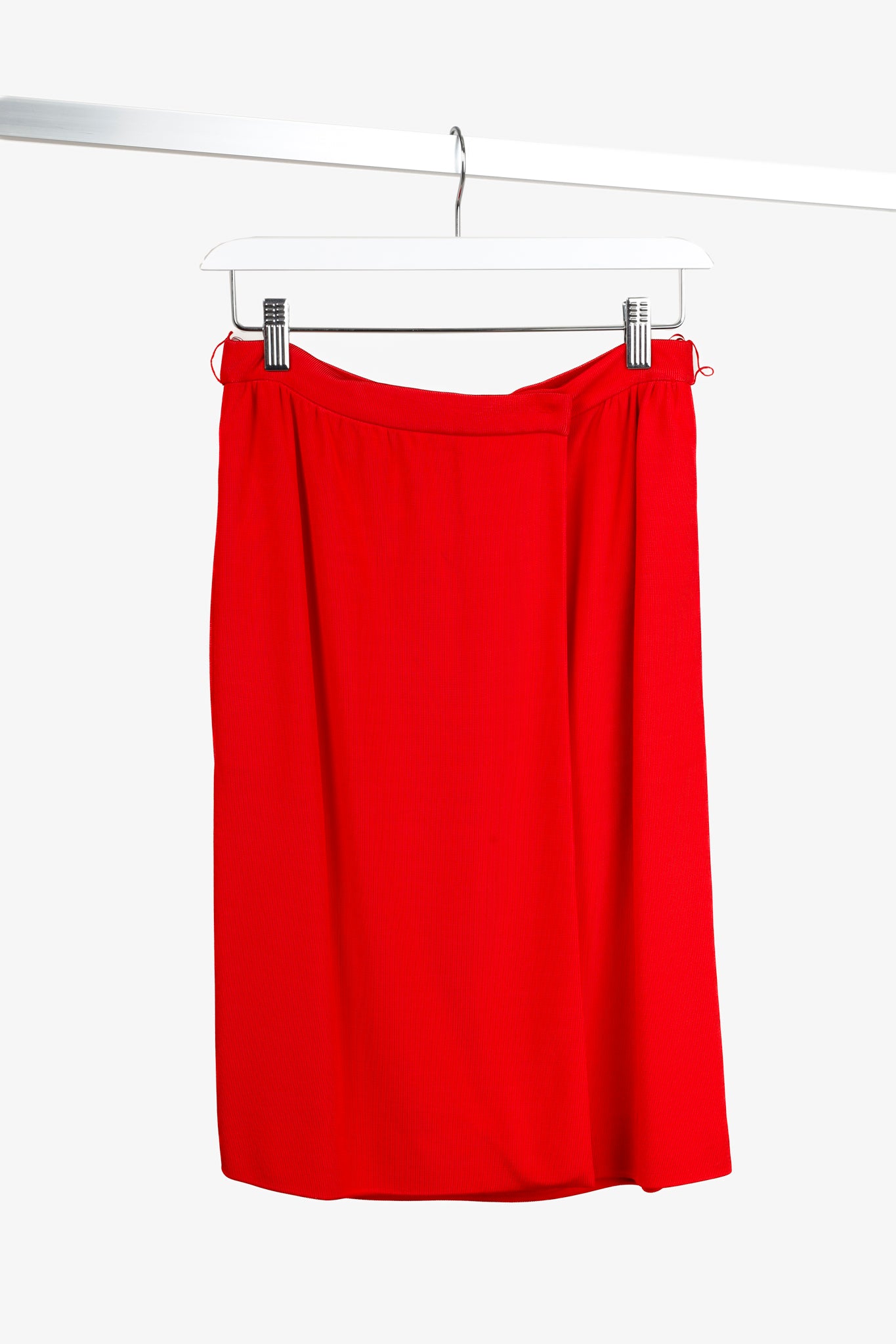 Moschino Couture Red Wrap Skirt