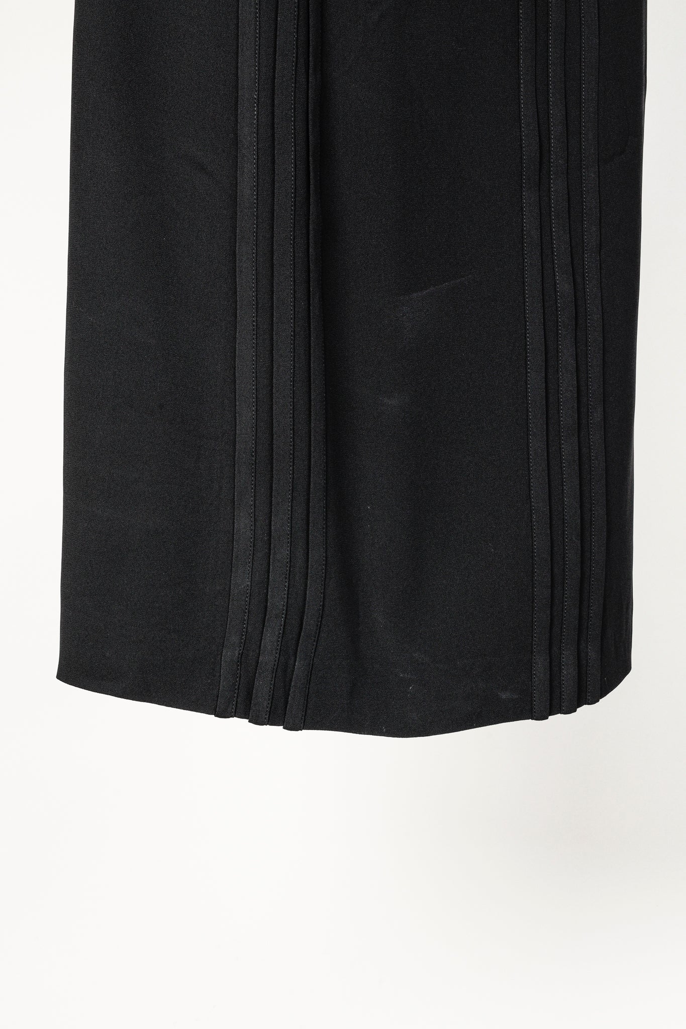 Moschino Cheap and Chic Black Tonal-Piping Sleeveless Dress