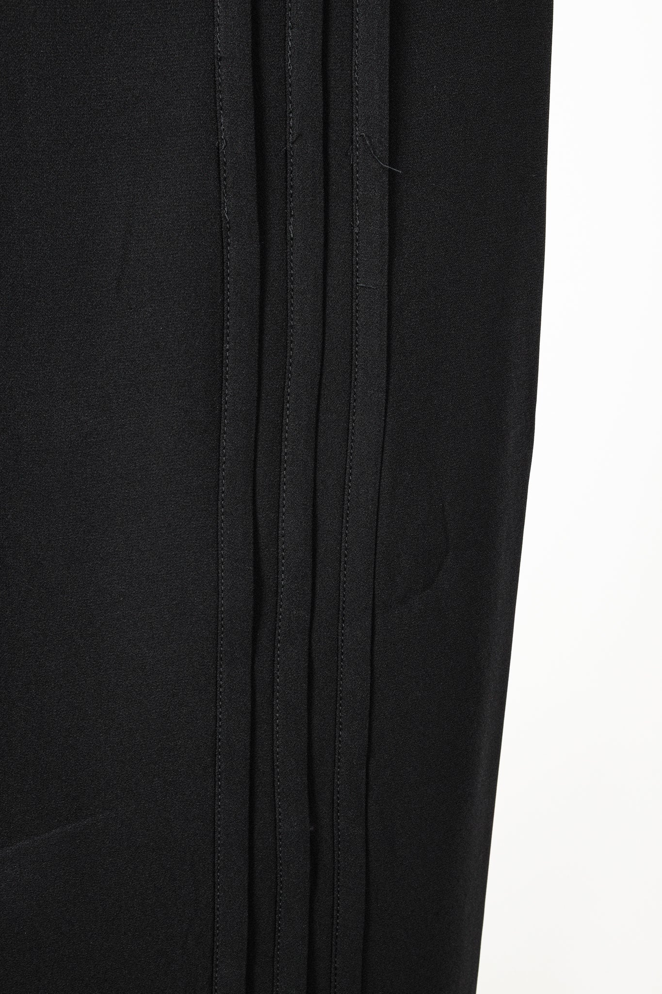 Moschino Cheap and Chic Black Tonal-Piping Sleeveless Dress