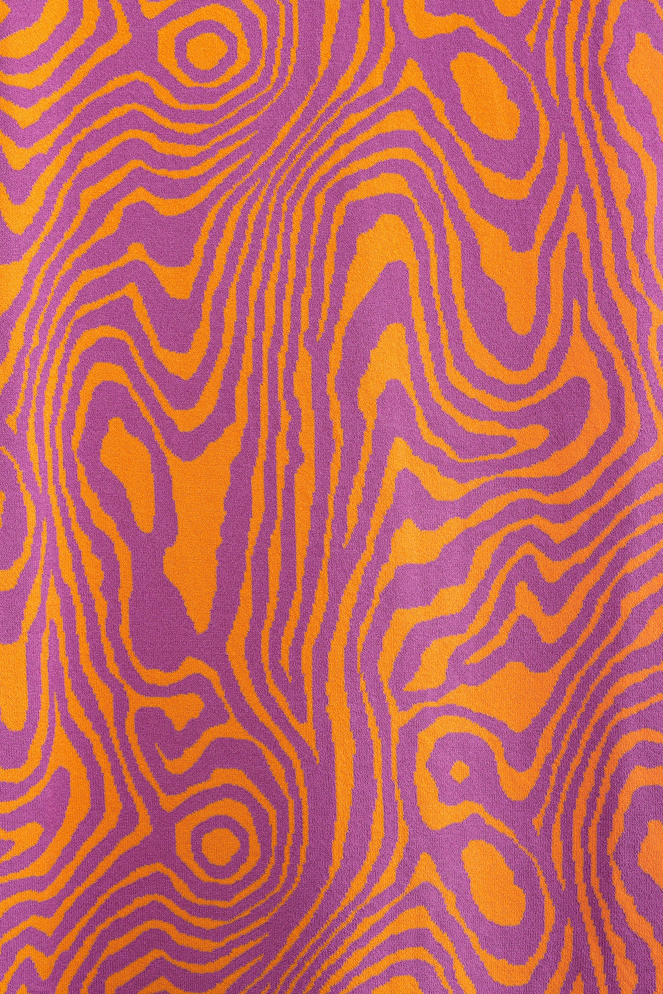Moschino PF/22 Pink & Orange Fantasy Print Orange Moiré Effect Minidress