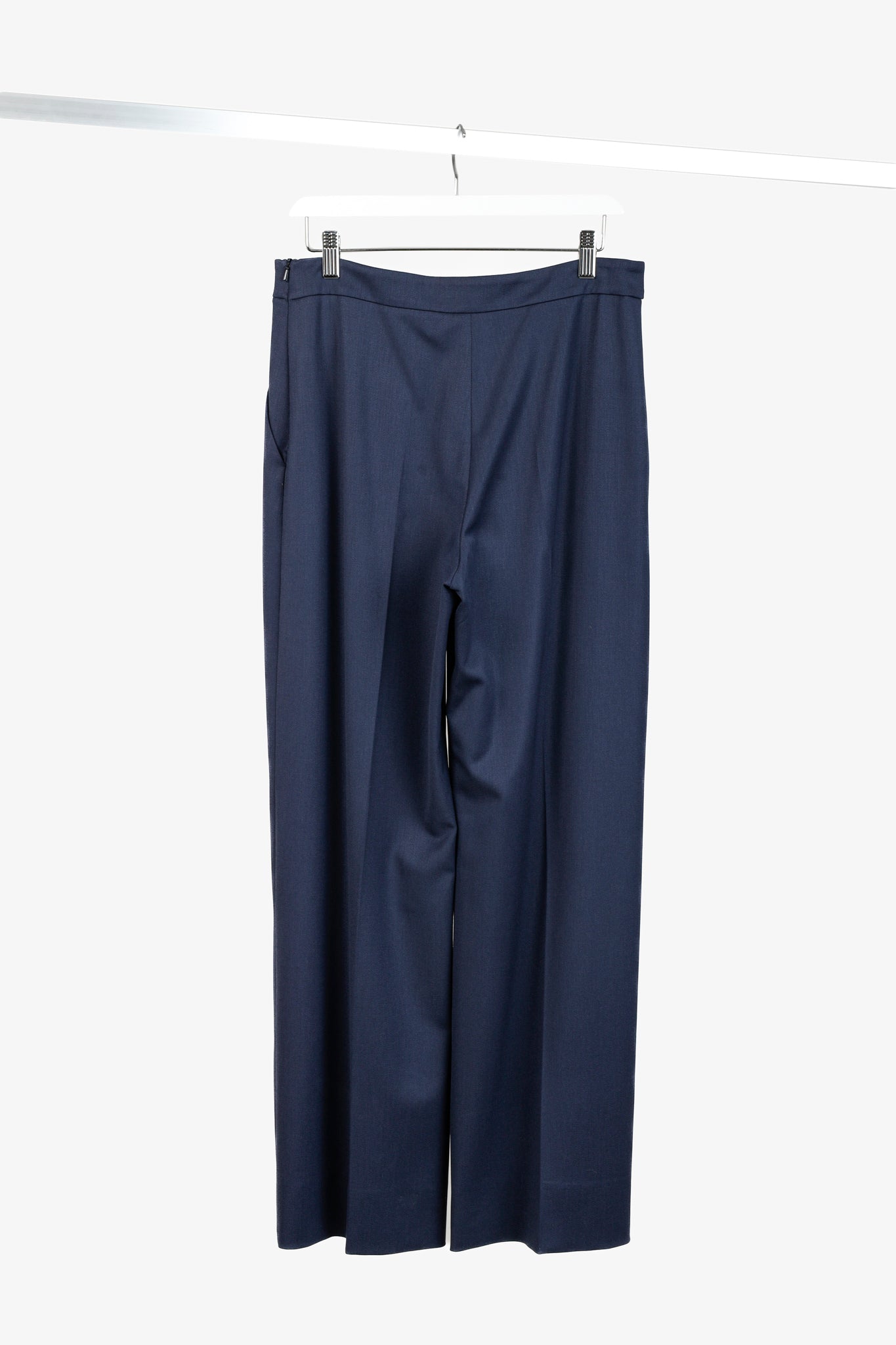 Oscar de la Renta Blue Wide Pant