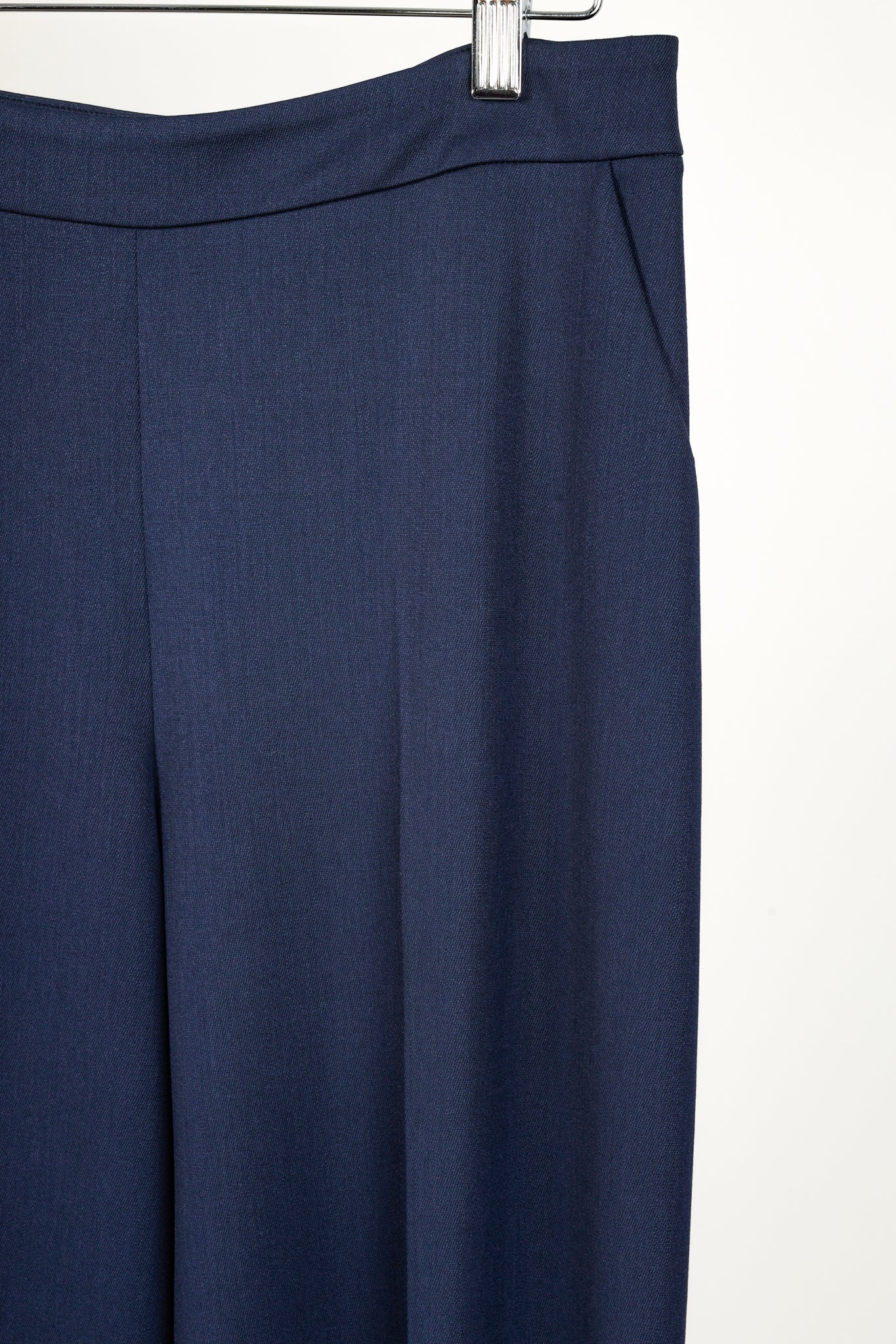 Oscar de la Renta Blue Wide Pant