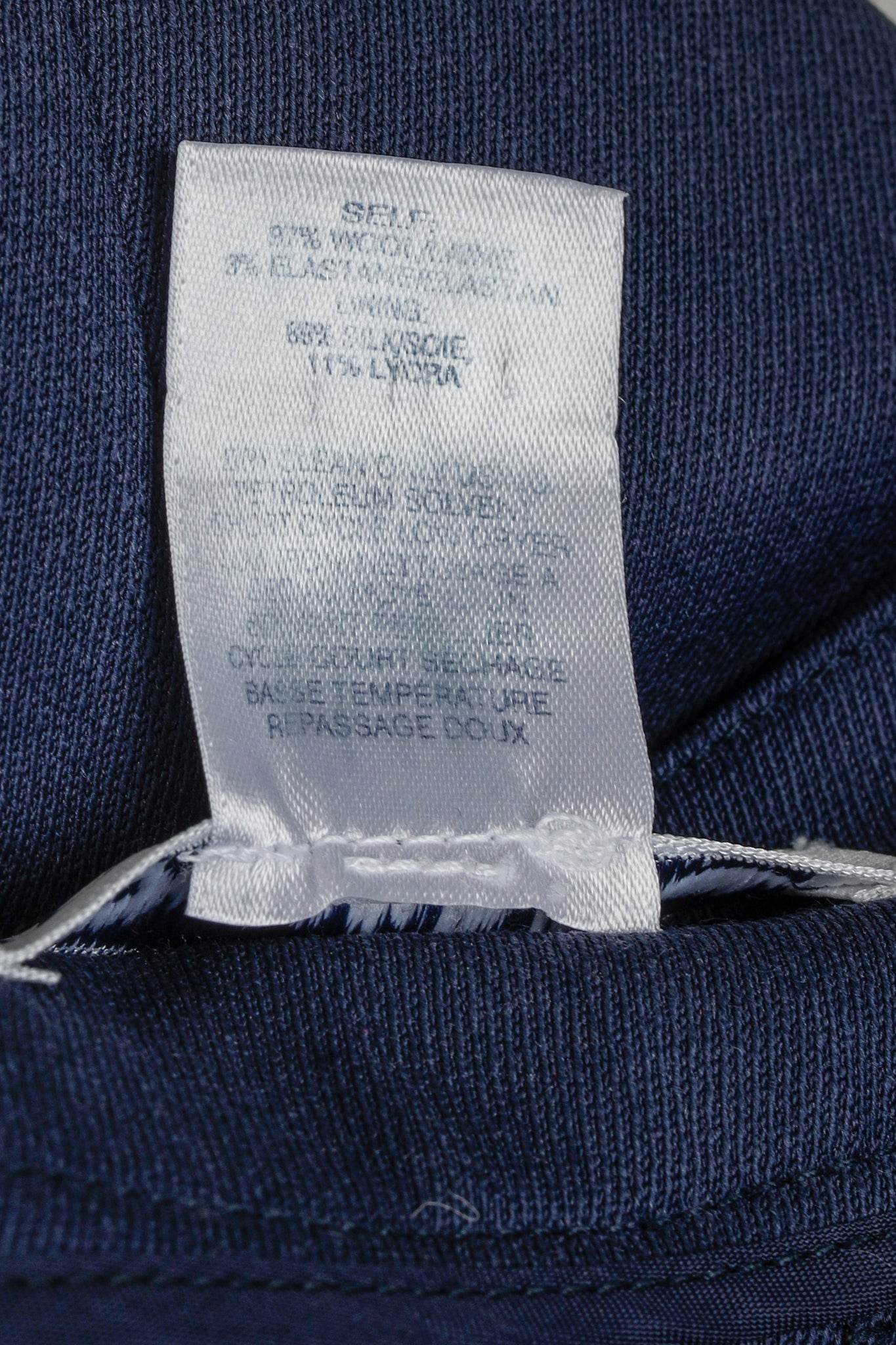 Oscar de la Renta Blue Wide Pant
