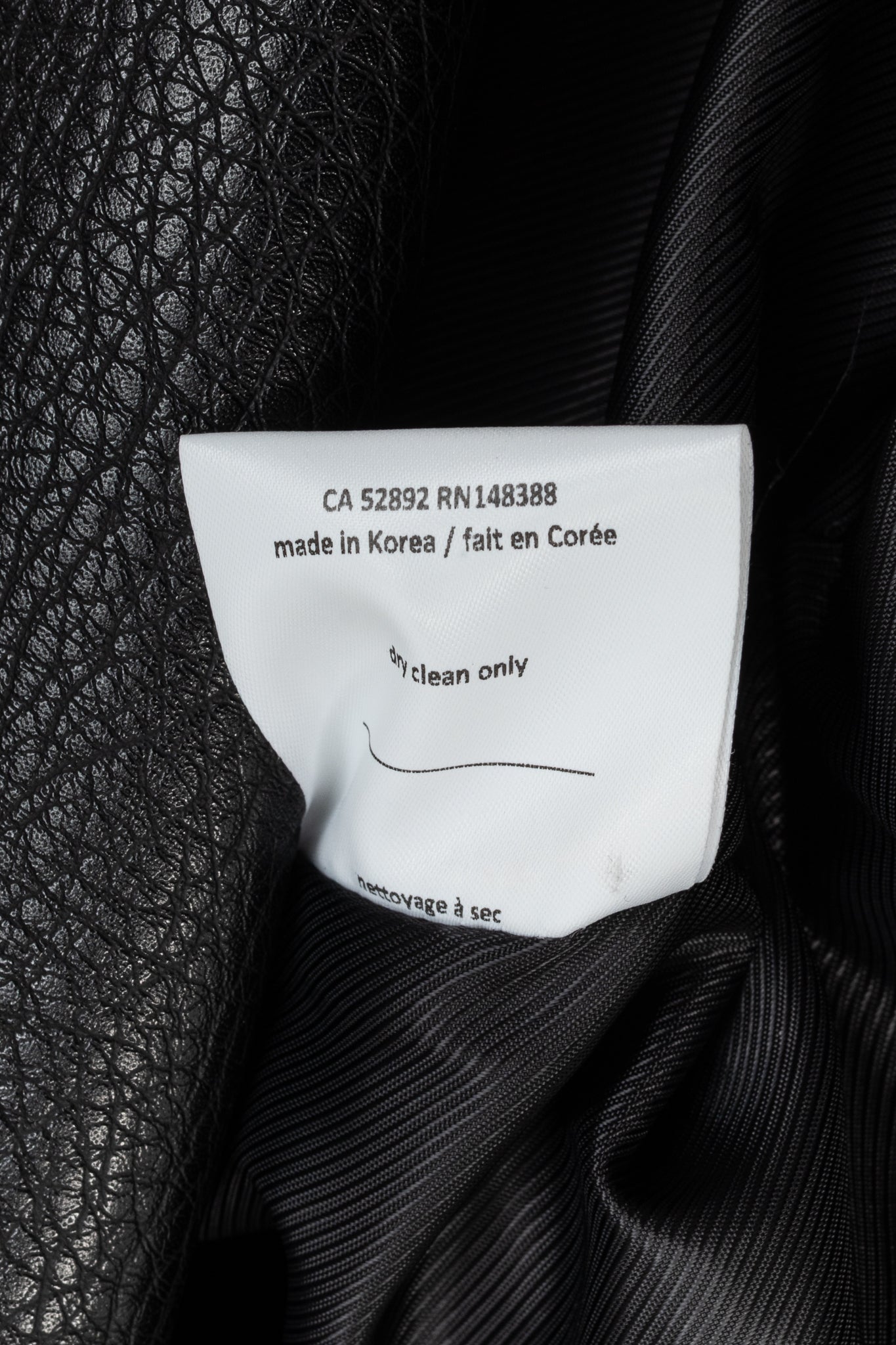 paper moon Black Oversized Chunky Zipper Vegan Leather Biker Jacket