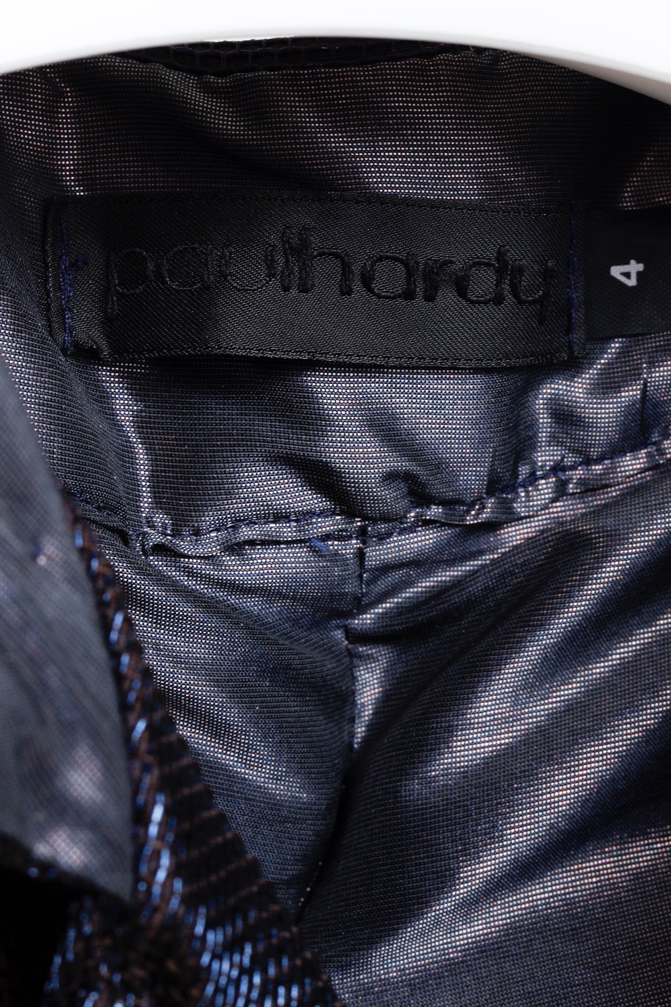 Paul Hardy Chapter 14 Gunmetal Blue Ribbon Trim Trench Coat