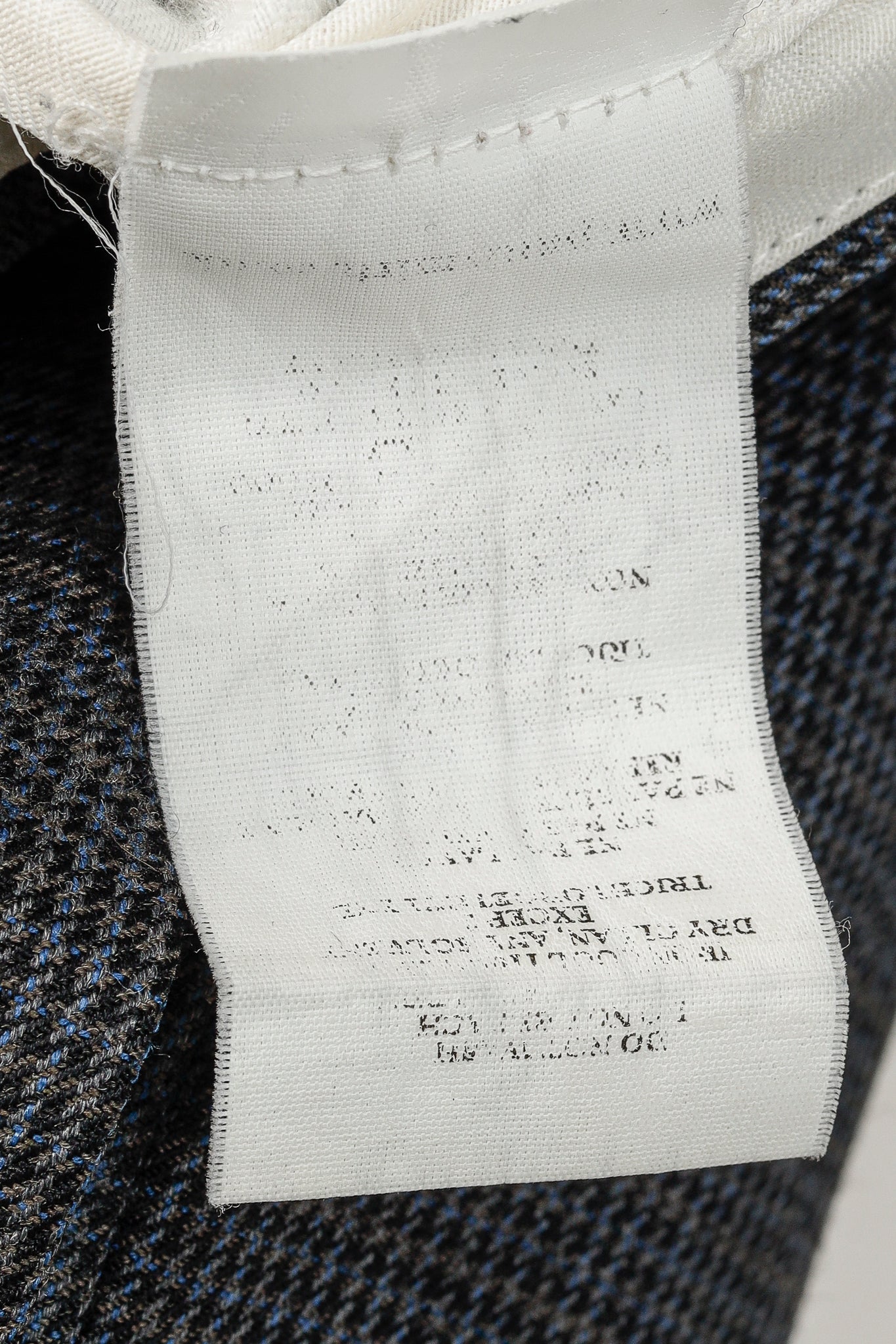 PS Paul Smith Grey & Blue Check Wool-Suiting Tapered Trousers