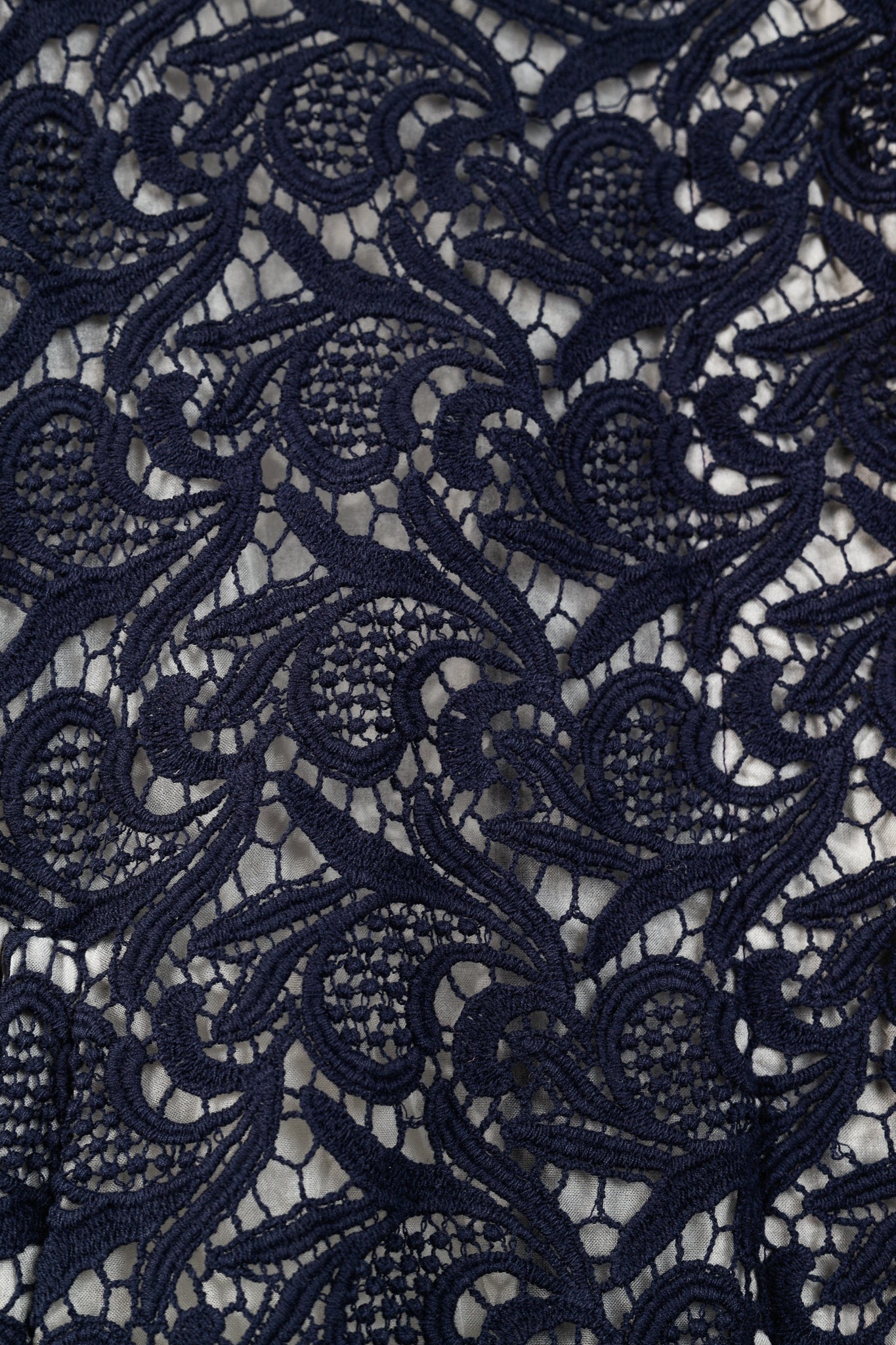 Paul & Joe Sister Navy Lace Bomber Jacket