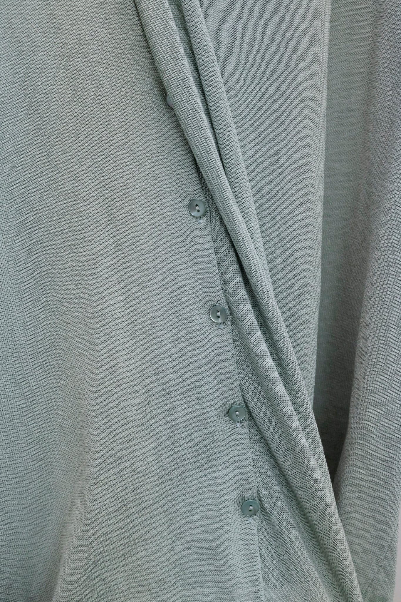 Peter O. Mahler Green Asymmetrical Blouse