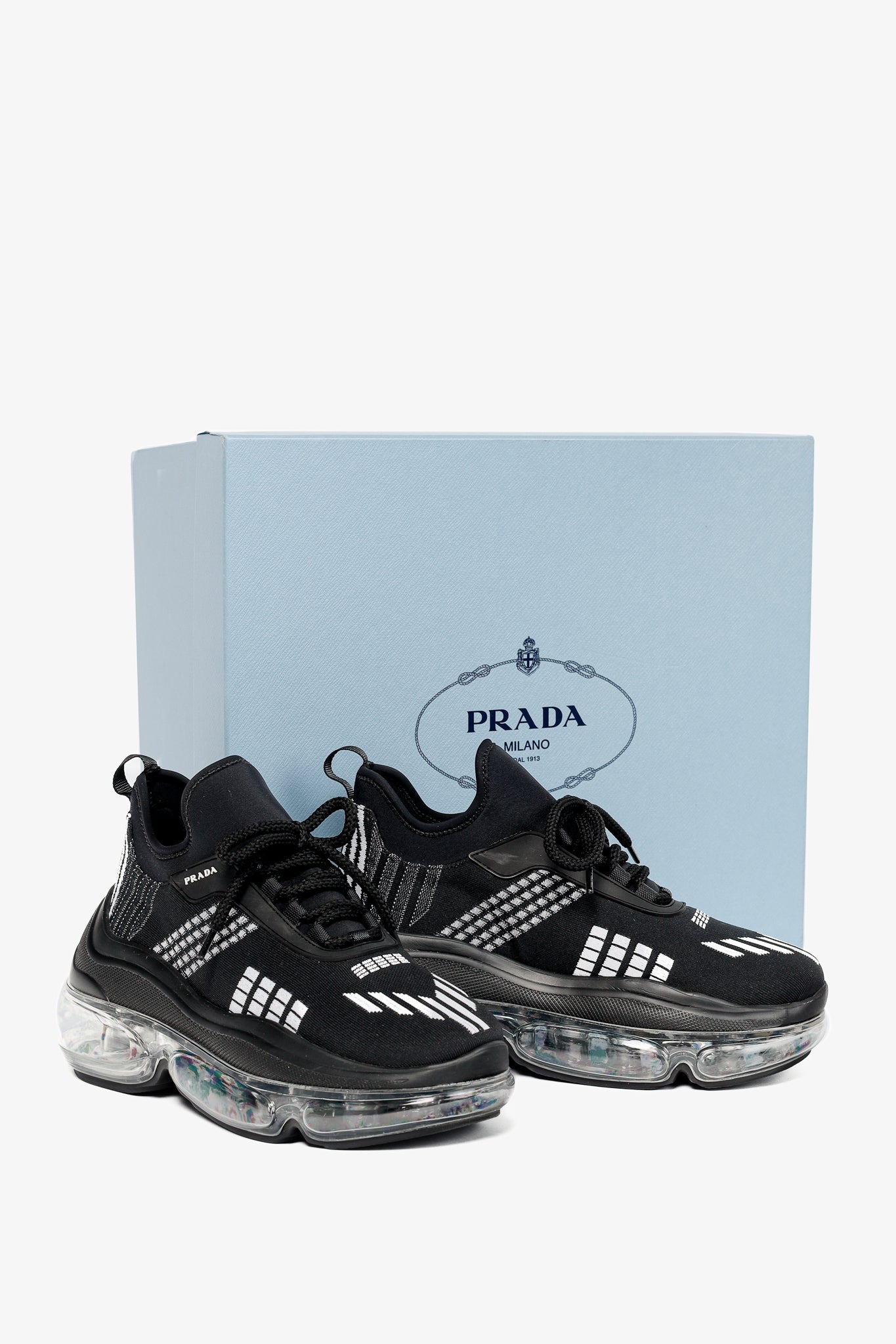 Prada Cloudbust Nero Nylon Tech Low-Top Sneakers