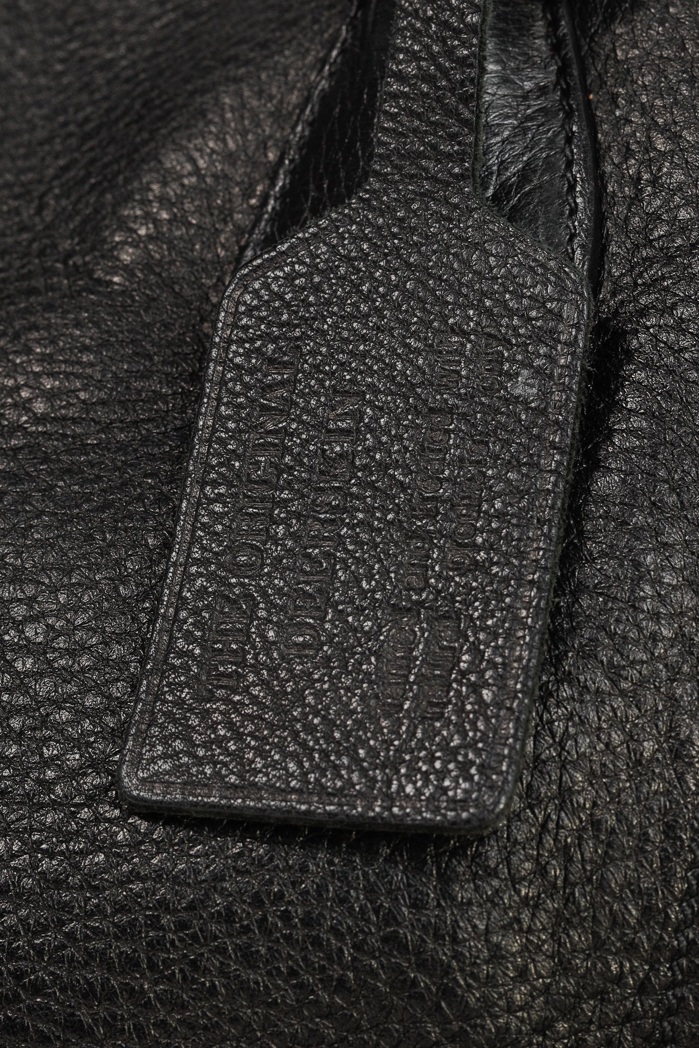 Prada Cervo Black Fringe Deerskin Leather Tote