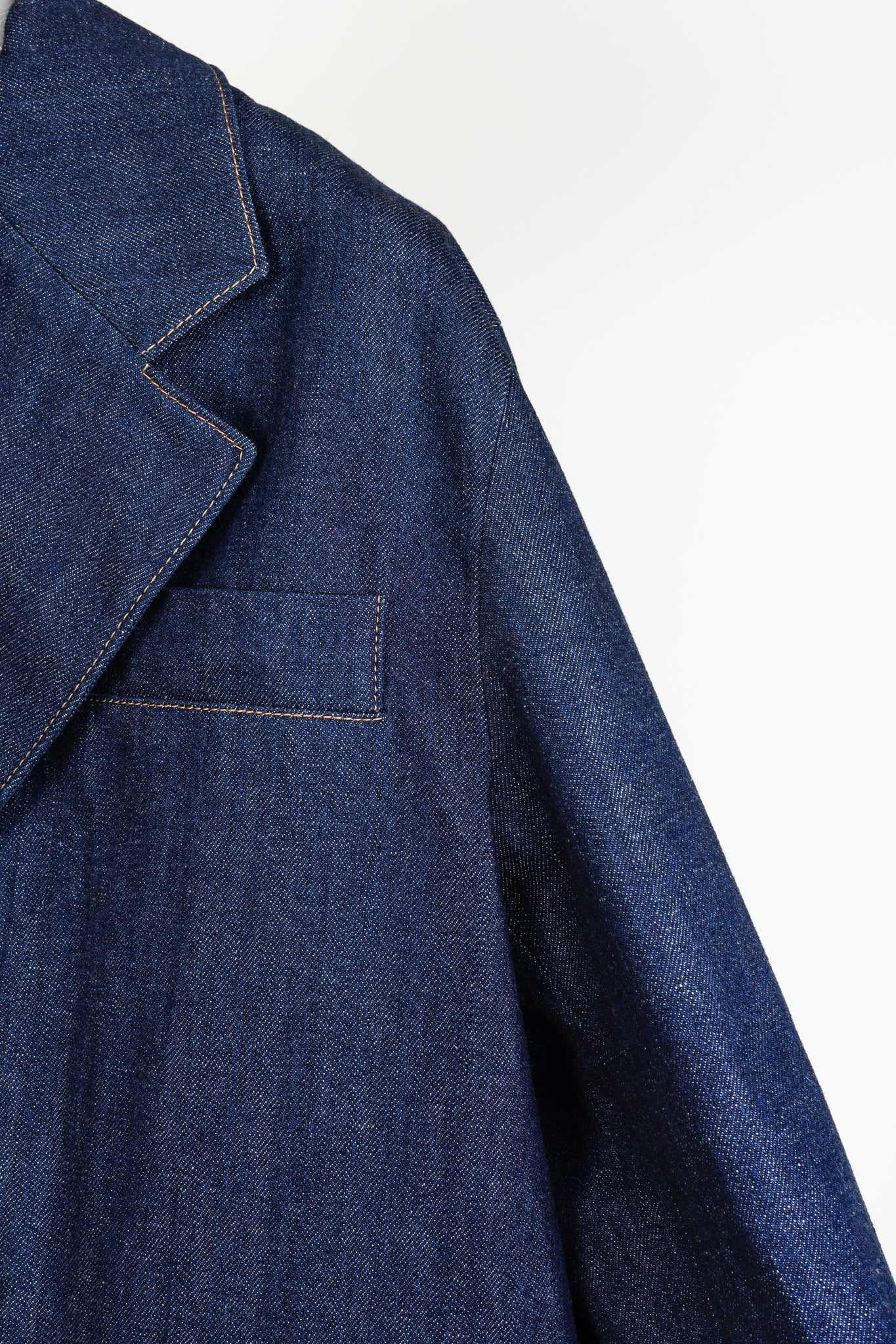 Prada 2020 Runway Blue Denim Fringe Blazer