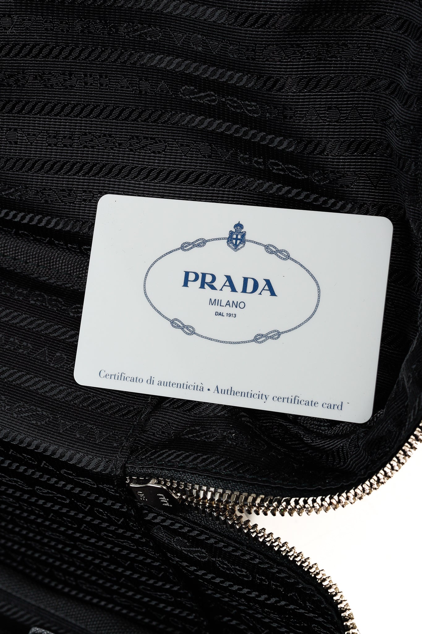 Prada AW/16 Animal Kingdom Nero & Avorio Tessuto Suitcase