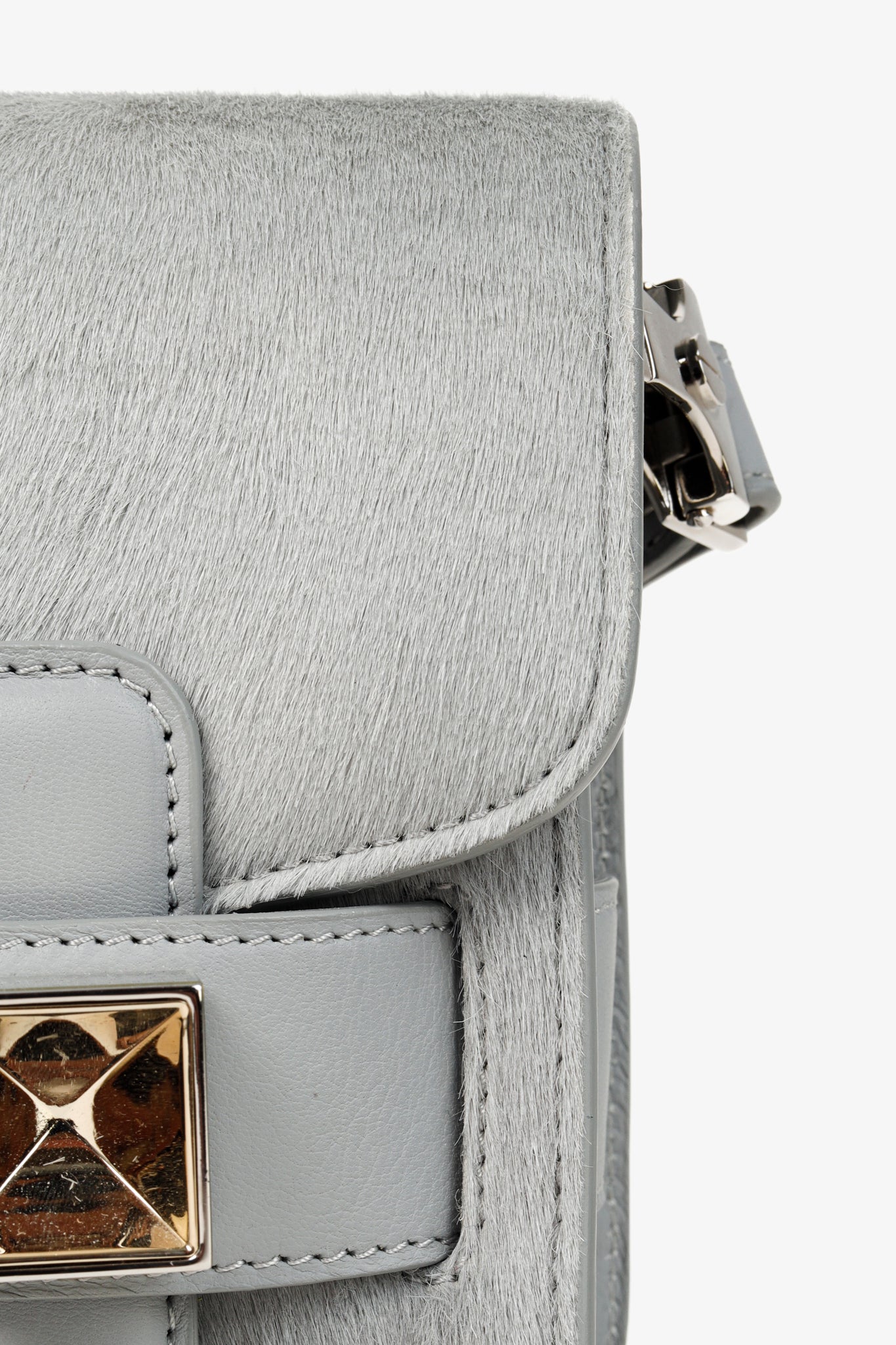 Proenza Schouler Icy Pearl Calf Hair PS11 Mini Shoulder Bag