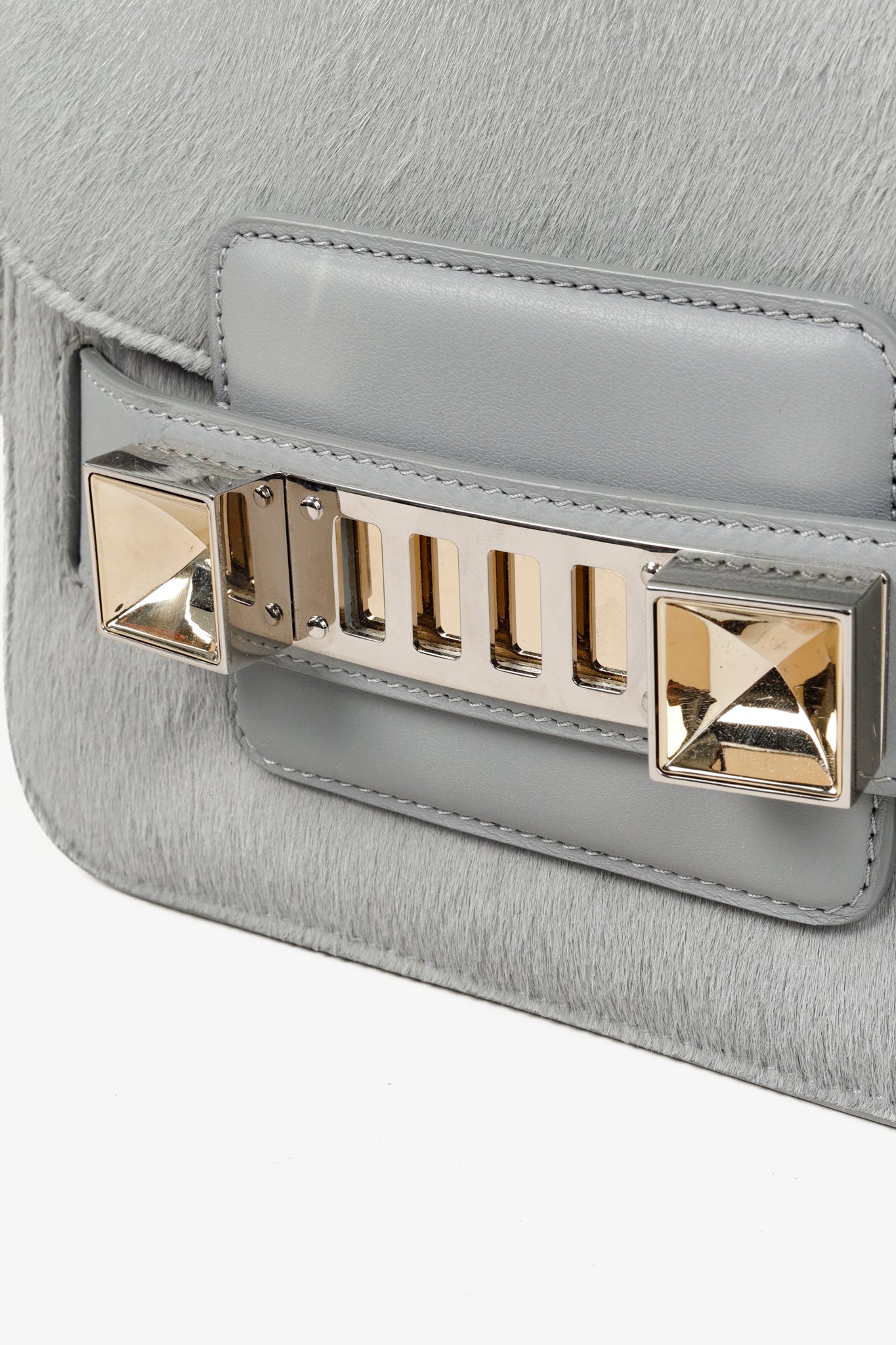 Proenza Schouler Icy Pearl Calf Hair PS11 Mini Shoulder Bag