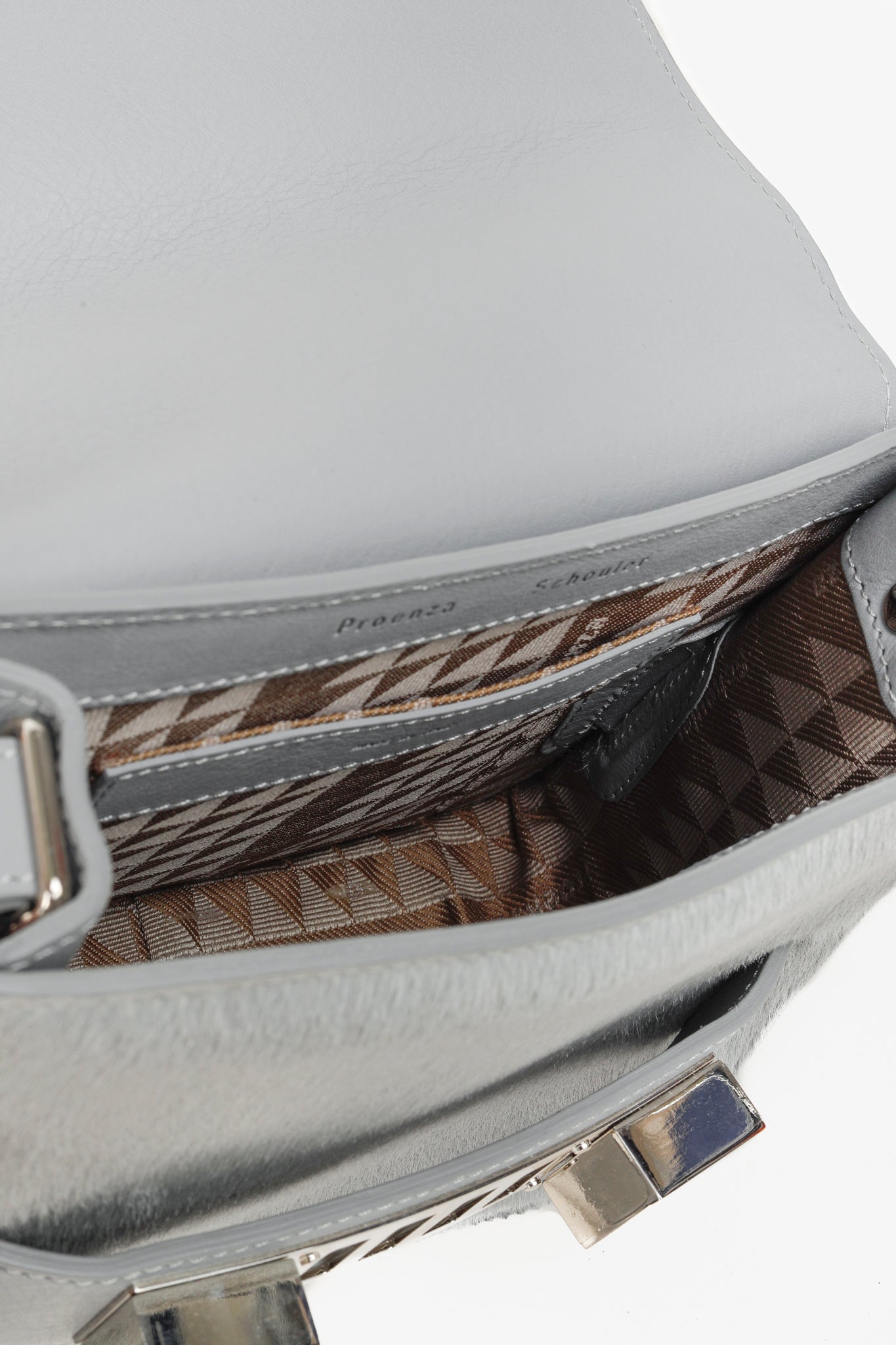 Proenza Schouler Icy Pearl Calf Hair PS11 Mini Shoulder Bag